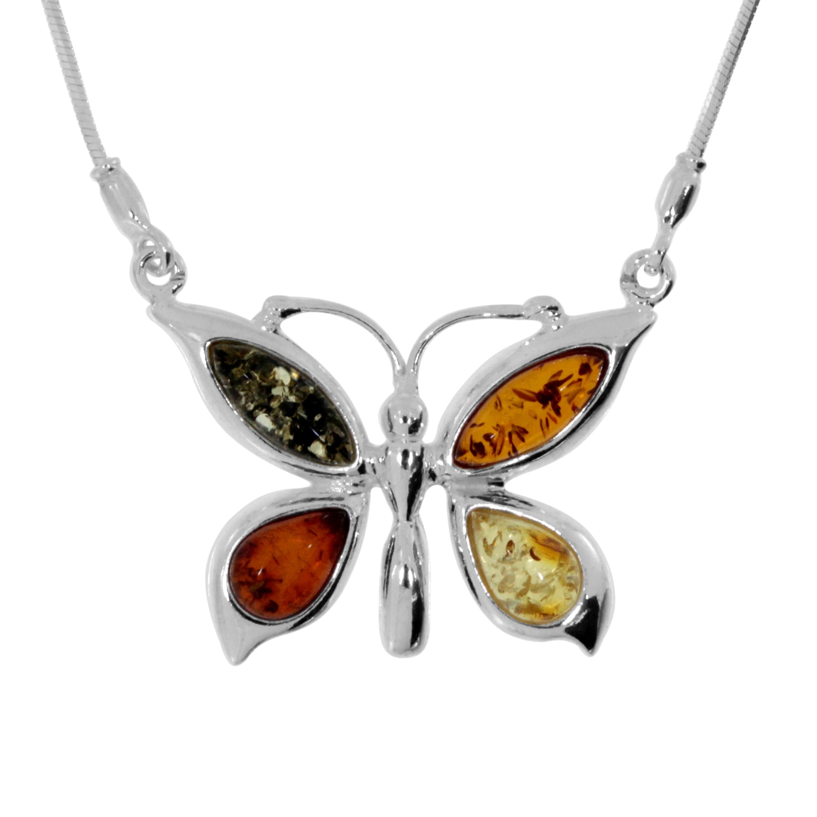OSTSEE-SCHMUCK Collier "Ostsee-Schmuck Collier Schmetterling Collier Schmetterling"