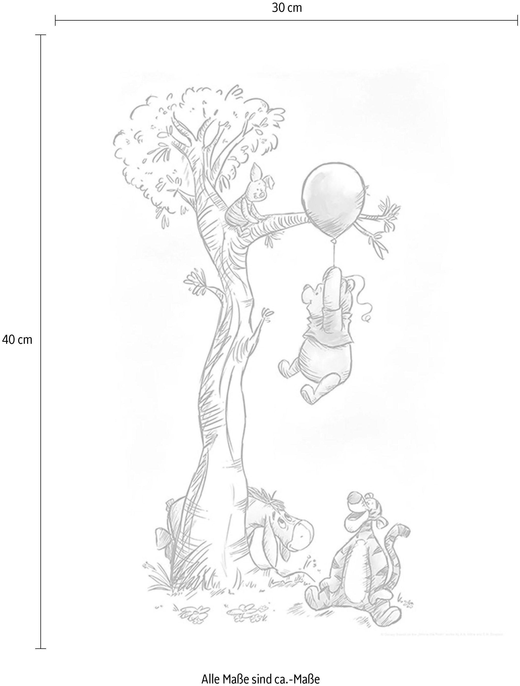 ✵ Komar Poster »Winnie Pooh Hang on«, Disney, (1 St.), Kinderzimmer,  Schlafzimmer, Wohnzimmer günstig kaufen | Jelmoli-Versand | Kinderzimmer-Wandtattoos