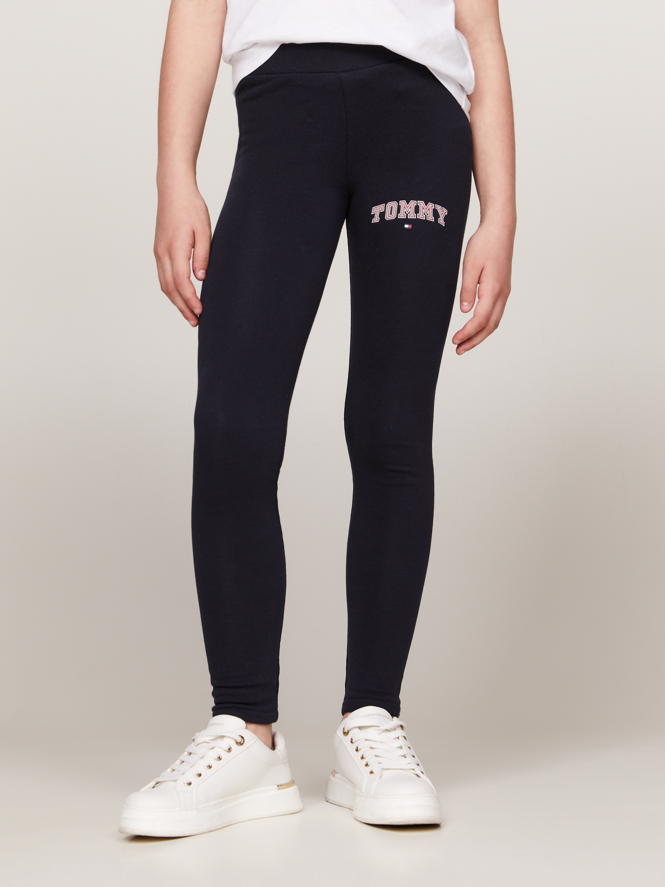 Tommy Hilfiger Leggings »VARSITY FITTED LEGGING«, Kinder bis 16 Jahre mit Logoschriftzug