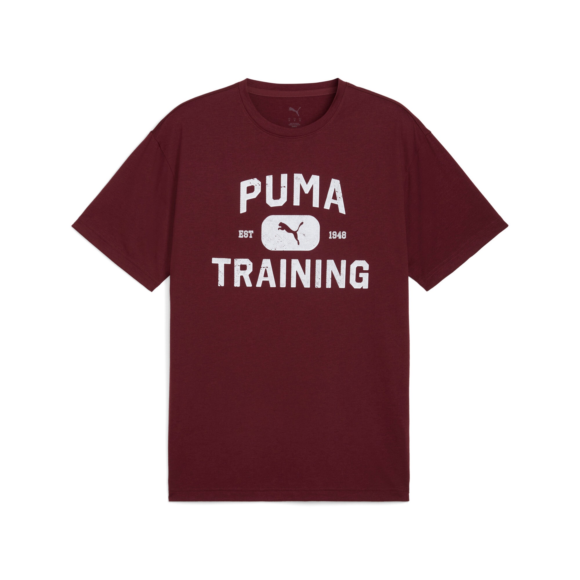 PUMA Trainingsshirt »M GRAPHICS TRAIN LOGO RELAXED TEE« Regular Fit, Kurzarmdesign, schnell trocknend