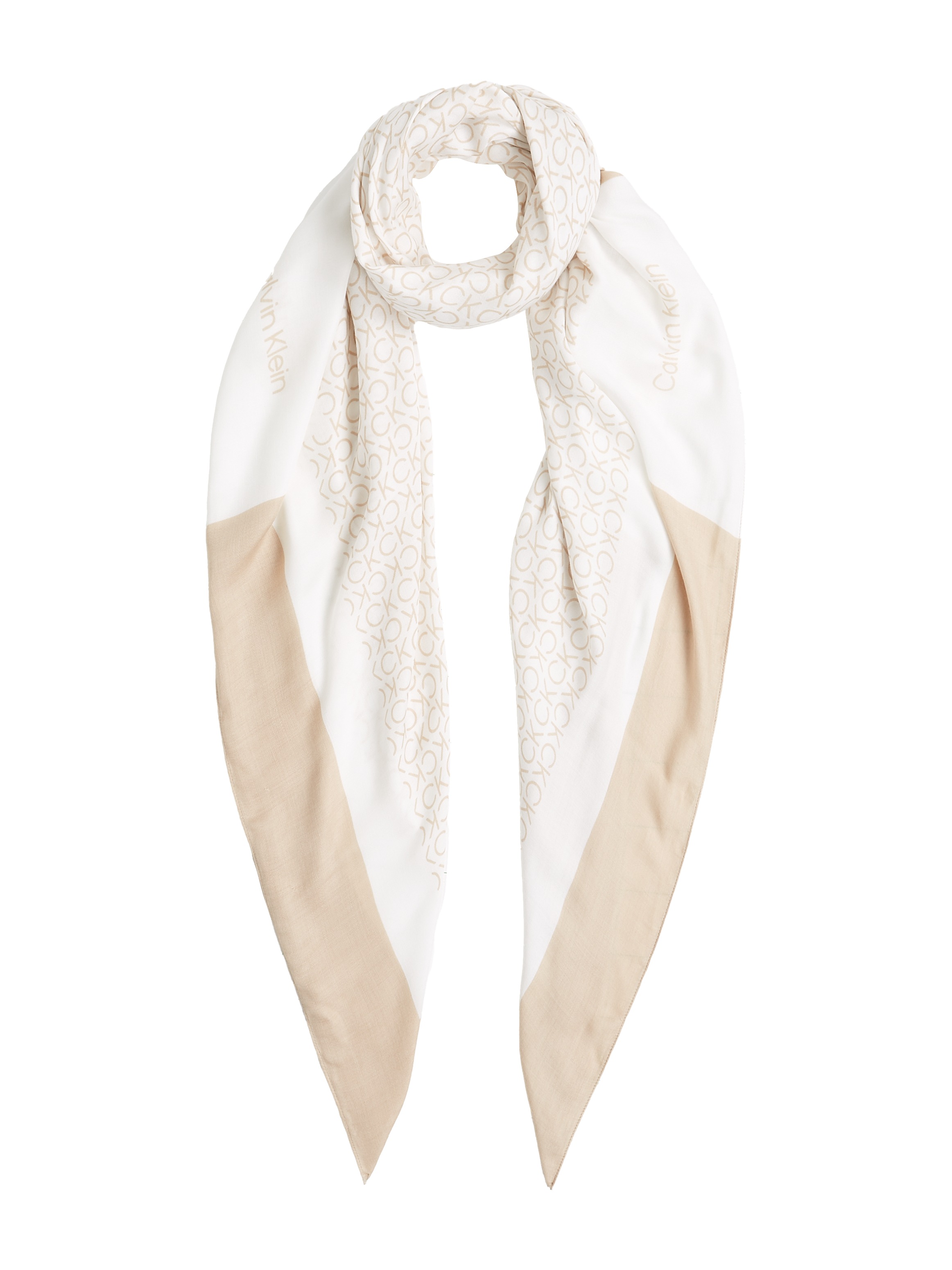Calvin Klein Schal »GEO MINIMAL SCARF 130X130« mit Logo-Print