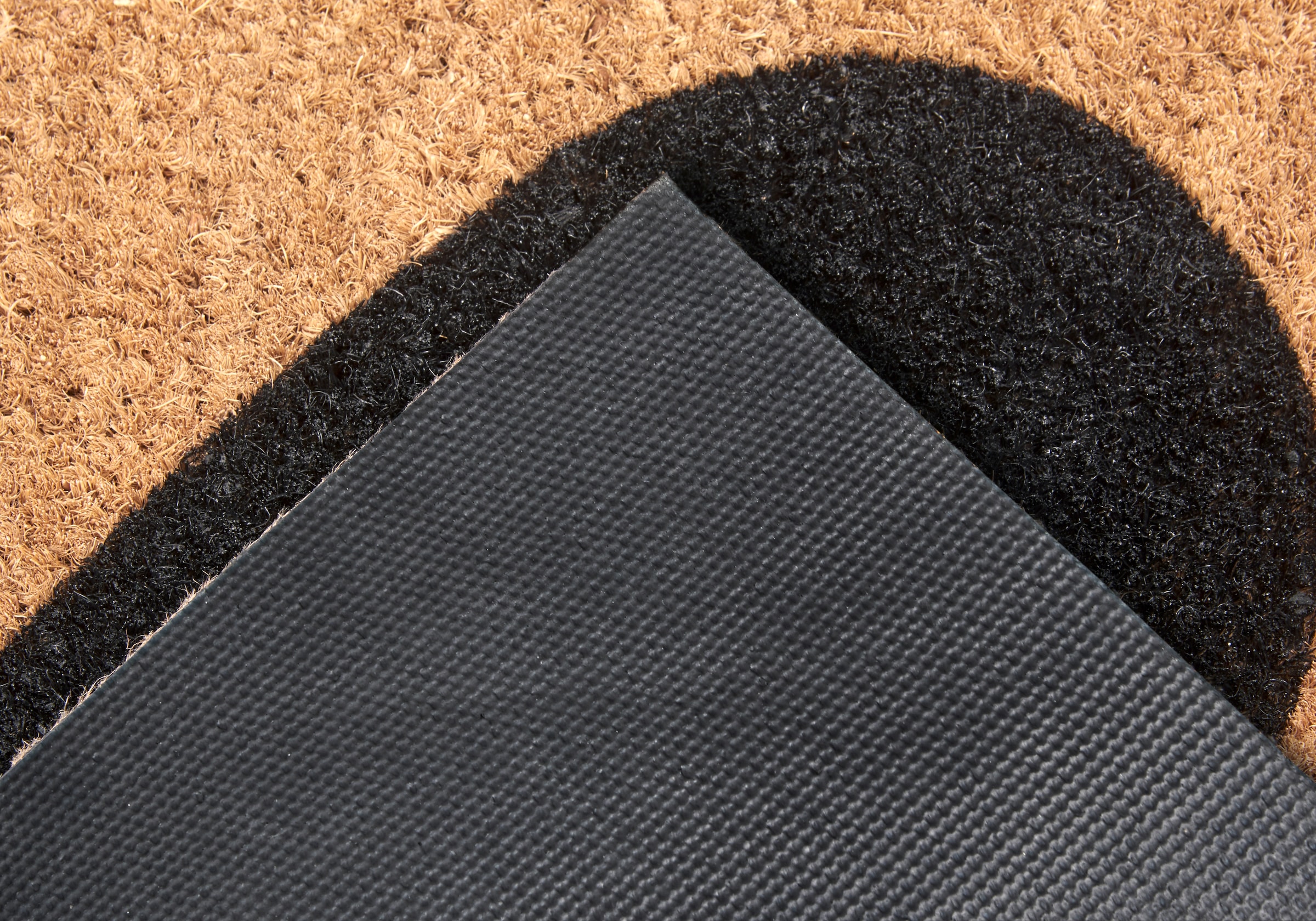 HANSE Home Fussmatte »Mix Mats Kokos Heart, Türmatte«, rechteckig, 15 mm Höhe, Kokos, Schmutzfangmatte, Outdoor, Rutschfest, Innen, Kokosmatte, Flur