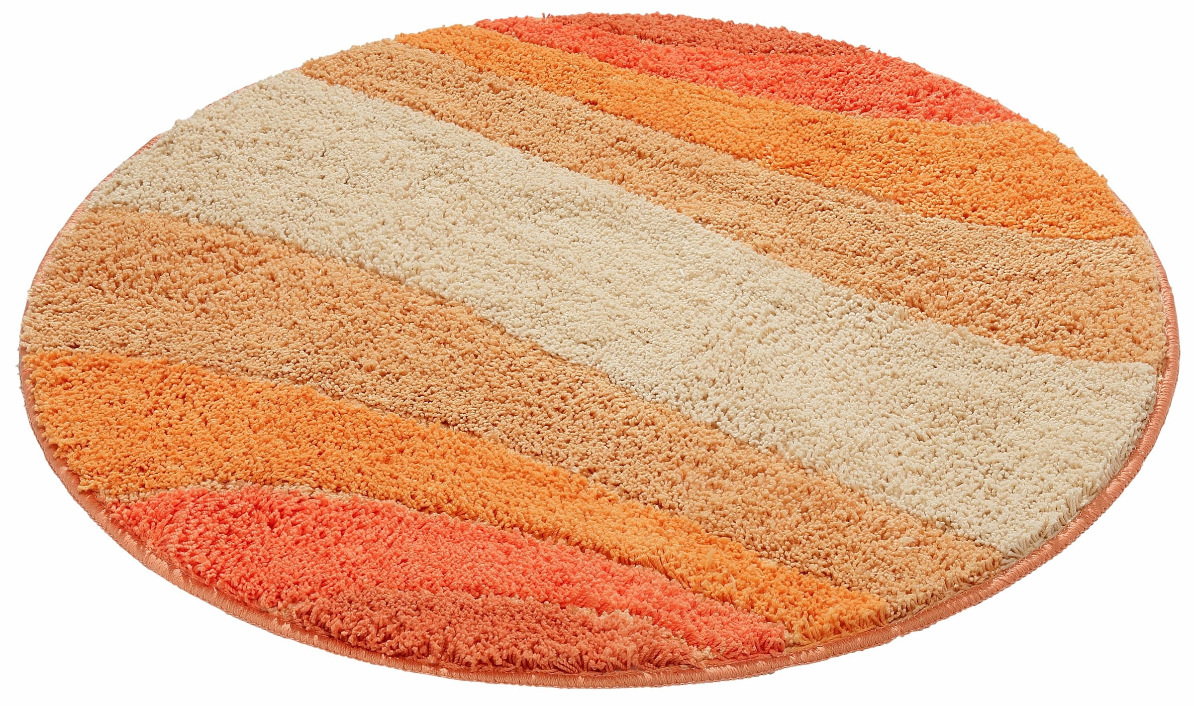 my home Badematte »Josie, Badvorleger, Badezimmer Teppich«, rutschhemmend beschichtet, fussbodenheizungsgeeignet-schnell trocknend-strapazierfähig, Badteppich, Badematten, rechteckig, rund & als 3-tlg. Set erhältlich