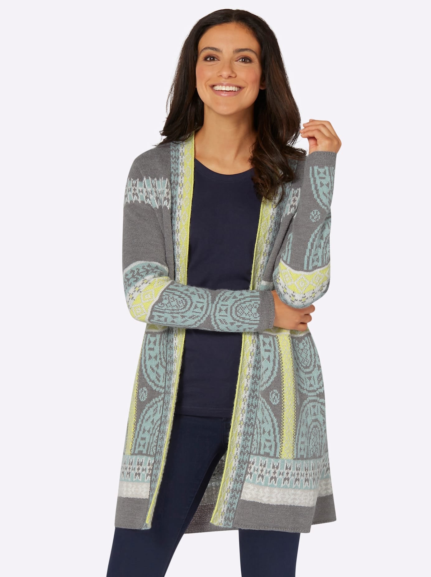 Inspirationen Longstrickjacke