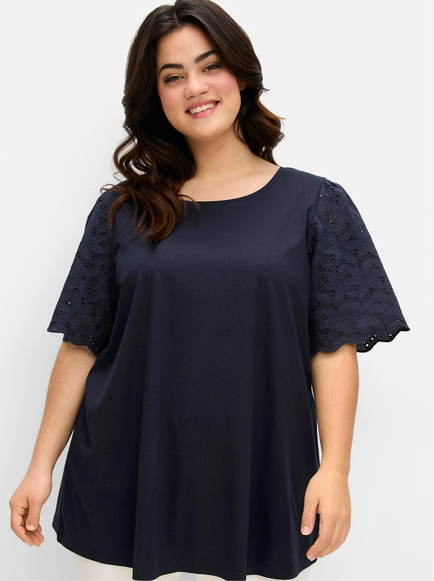 Sheego T-Shirt »T-Shirt«, (1 tlg.)