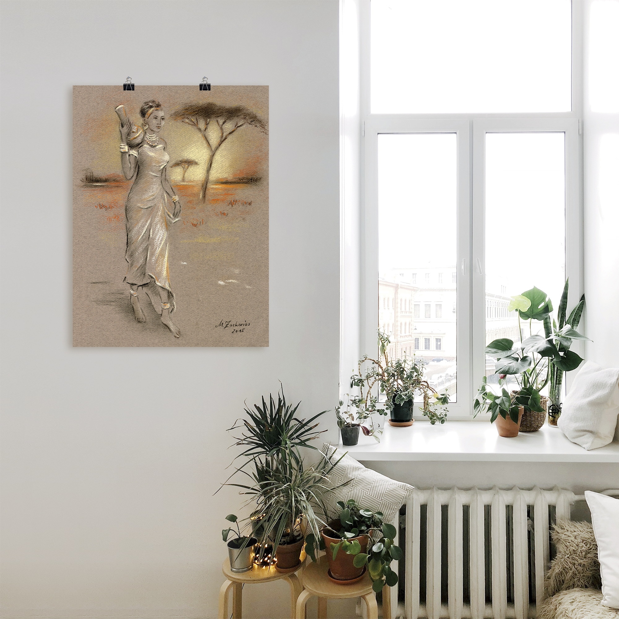 Artland Wandbild »Afrikanische Schönheit«, Frau, (1 St.), als Leinwandbild, Poster in verschied. Grössen