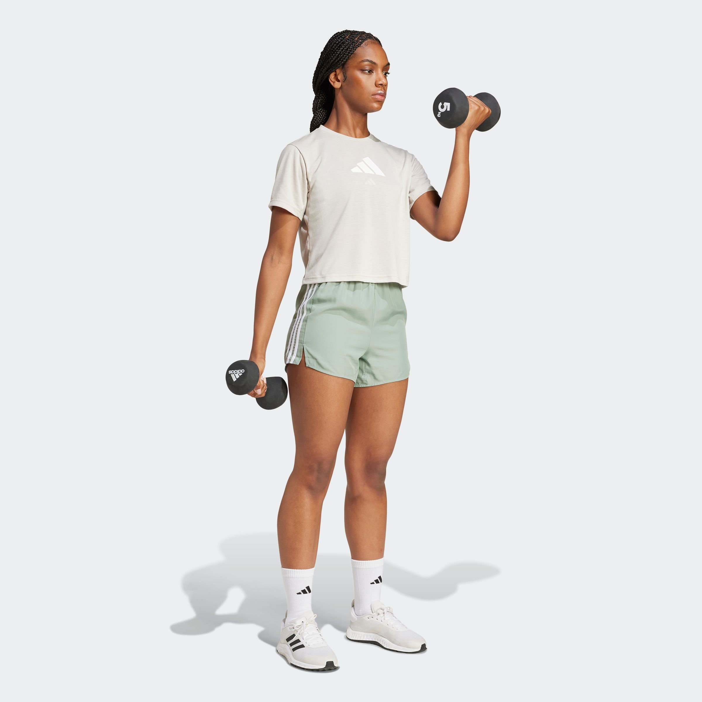 adidas Performance Shorts »3S SHORT HIGH R«, (1 tlg.)