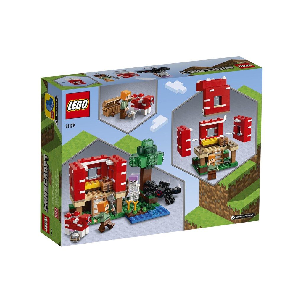 LEGO® Spielbausteine »Das Pilzhaus 21179«, (272 St.)