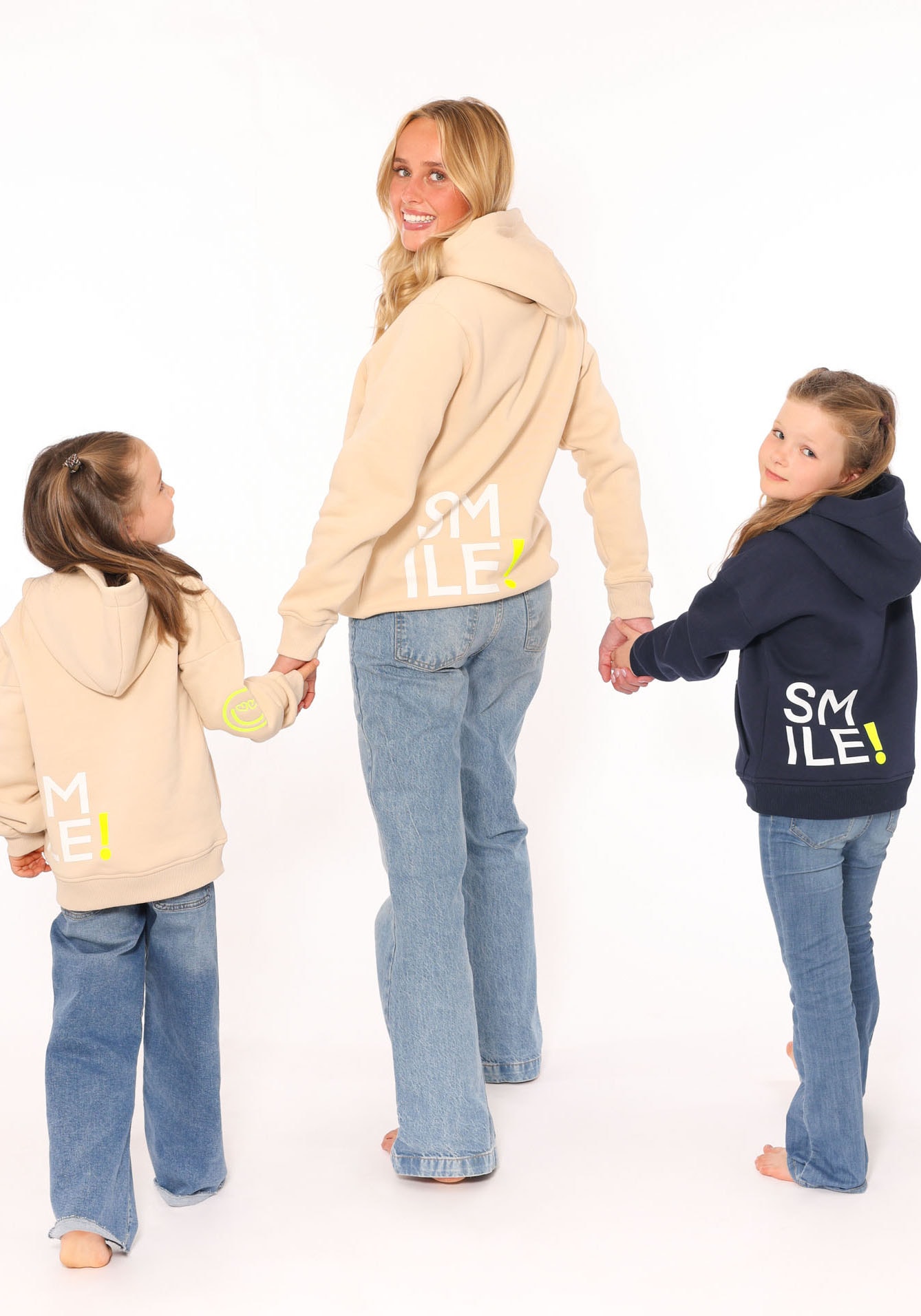 Zwillingsherz Hoodie »"Alissa"«, mit SMILE Print