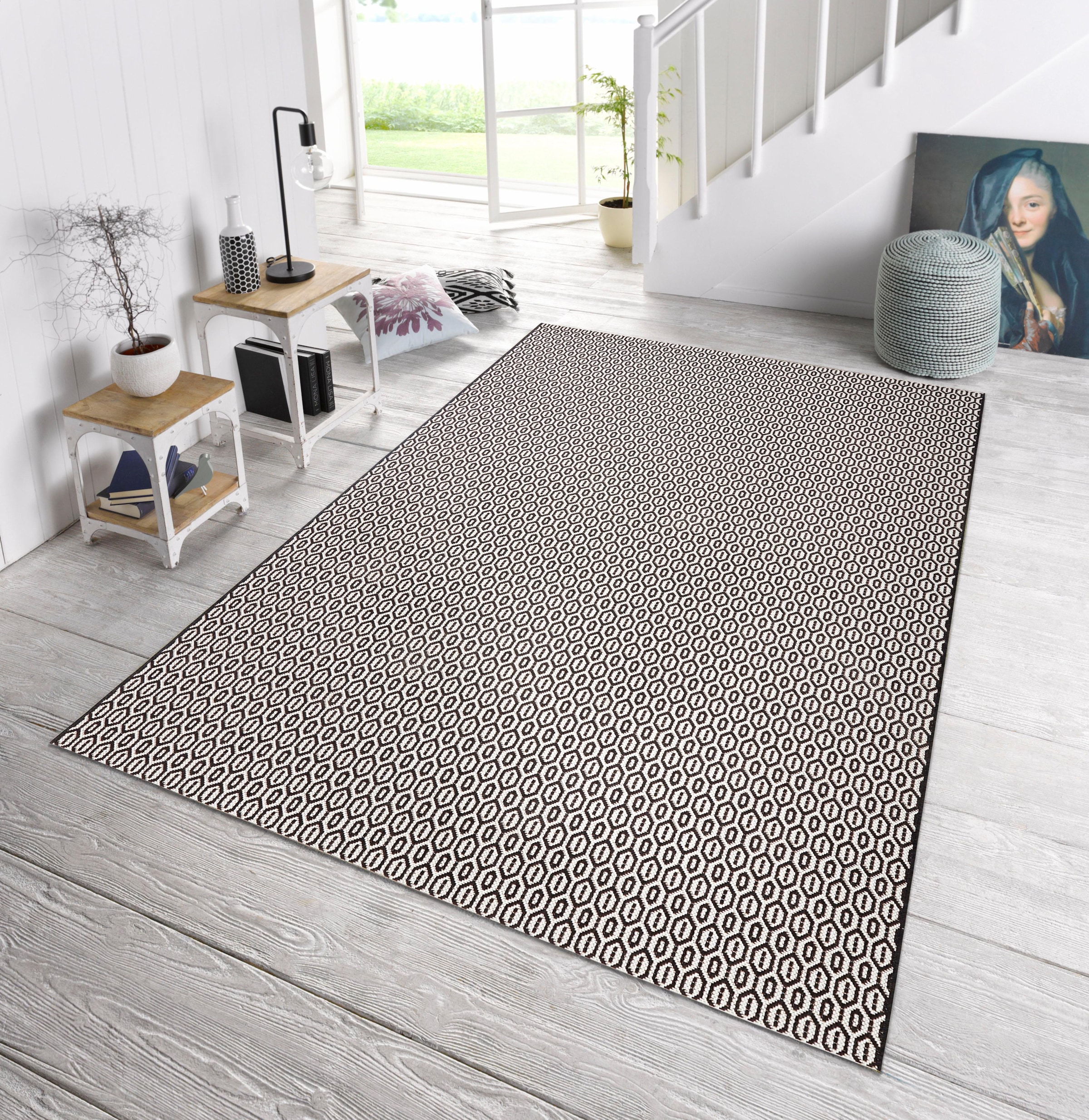 NORTHRUGS Teppich kaufen In-& »Coin«, | online Balkon, Wohnzimmer,Wasserfest Jelmoli-Versand Wetterfest, Outdoor, Sisal-Optik, rechteckig