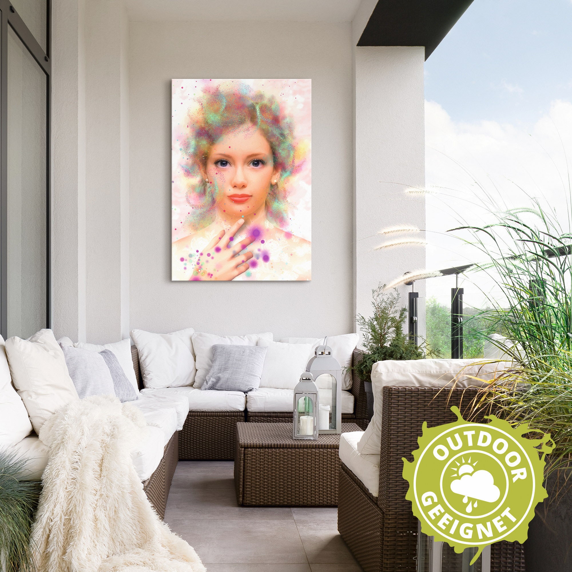 Artland Wandbild »Seelenfarben«, Bilder von Frauen, (1 St.), als Alubild, Leinwandbild, Wandaufkleber oder Poster in versch. Grössen