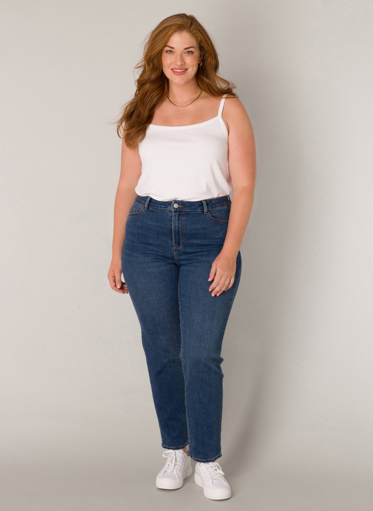 Base Level Curvy Slim-fit-Jeans, in grossen Grössen