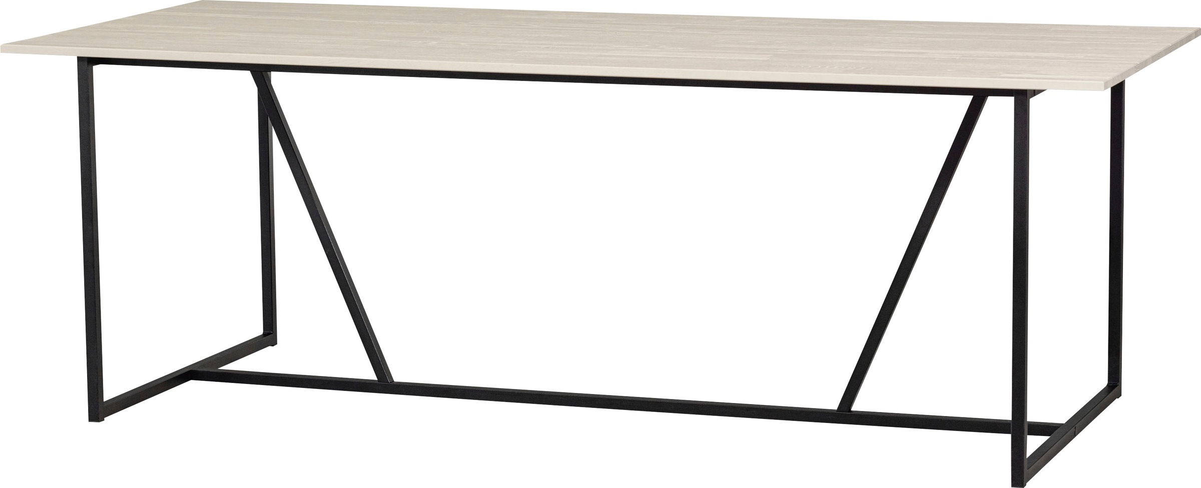 WOOOD Esstisch »Silas«, rechteckige Form, Holz teilmassiv, H 75 cm x B 220 cm