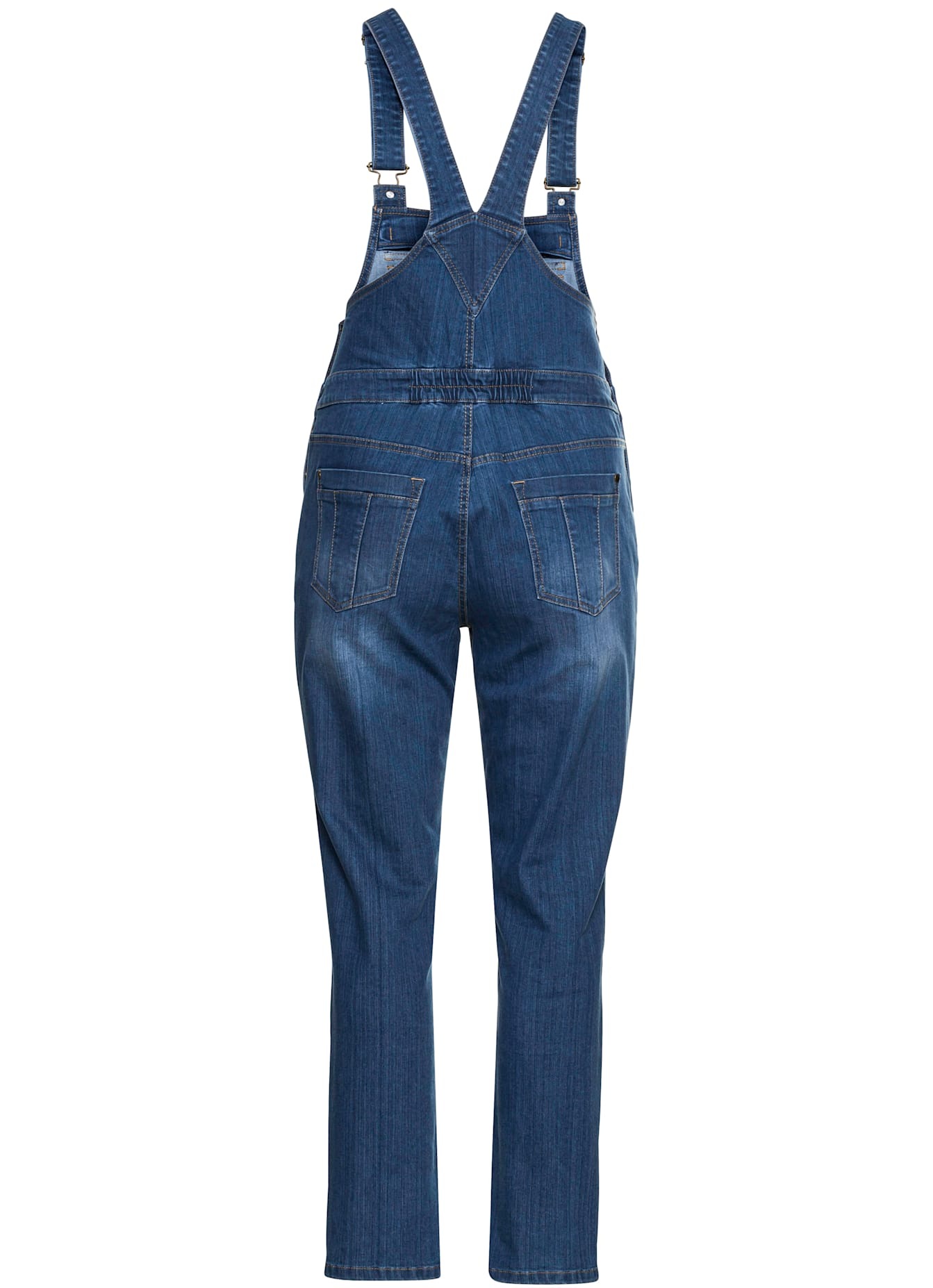 Sheego Jeanslatzhose, (1 tlg.)