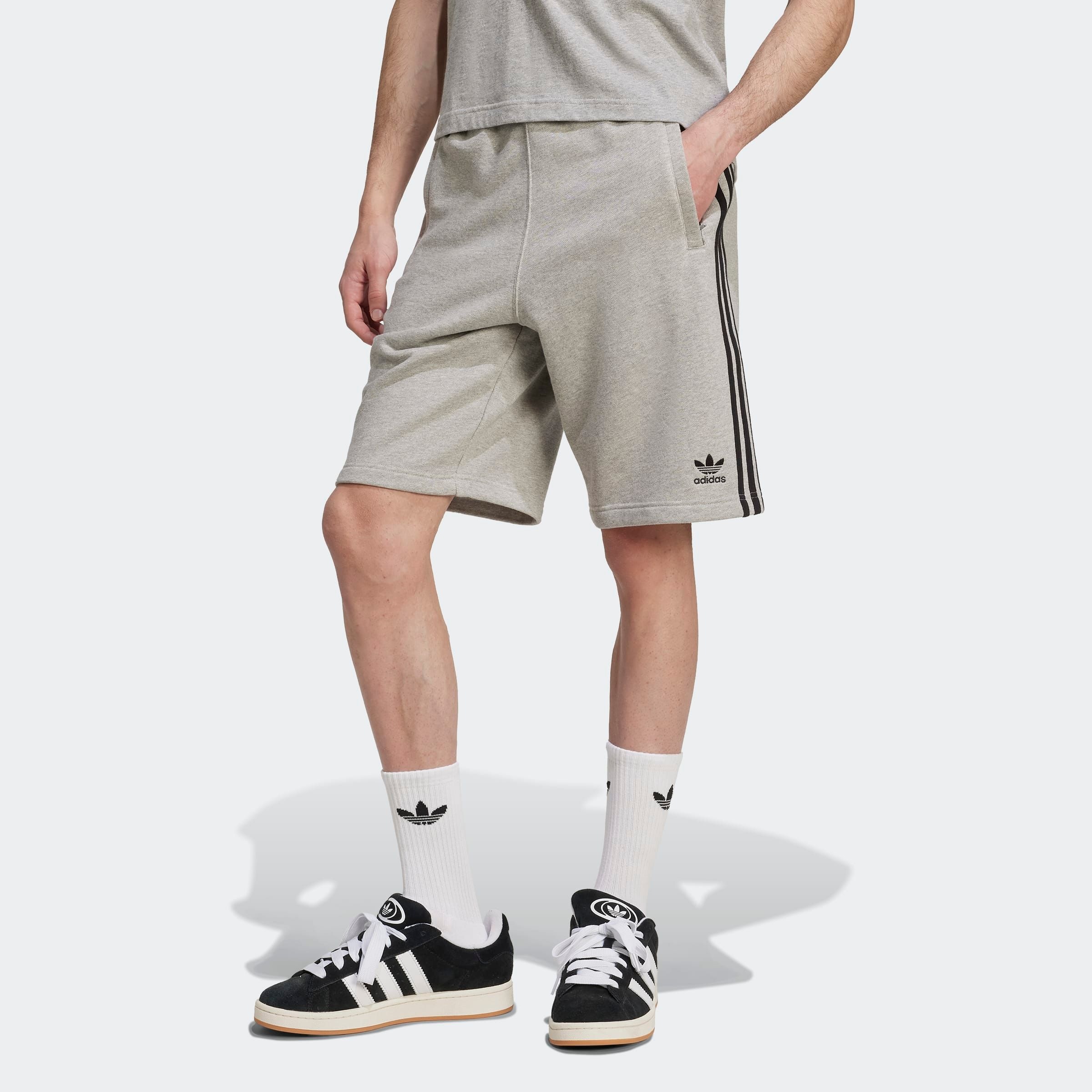 adidas Originals Shorts »3-STRIPE SHORT« Drei Streifen Sweat Shorts aus weichem French-Terry Material
