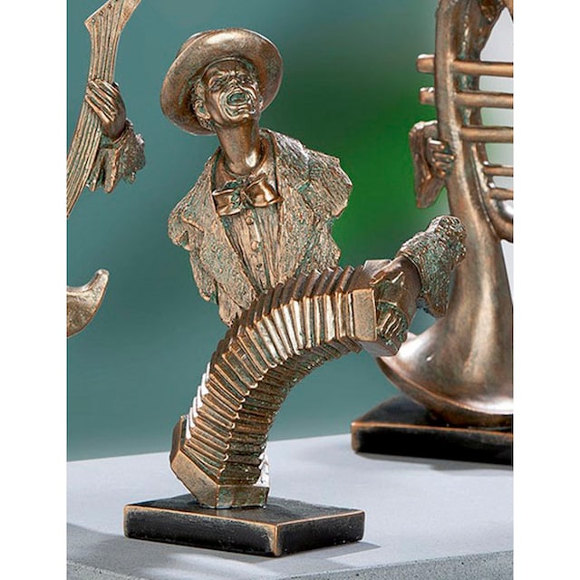 GILDE Dekofigur »Skulptur Akkordeonspieler« online kaufen | Jelmoli-Versand