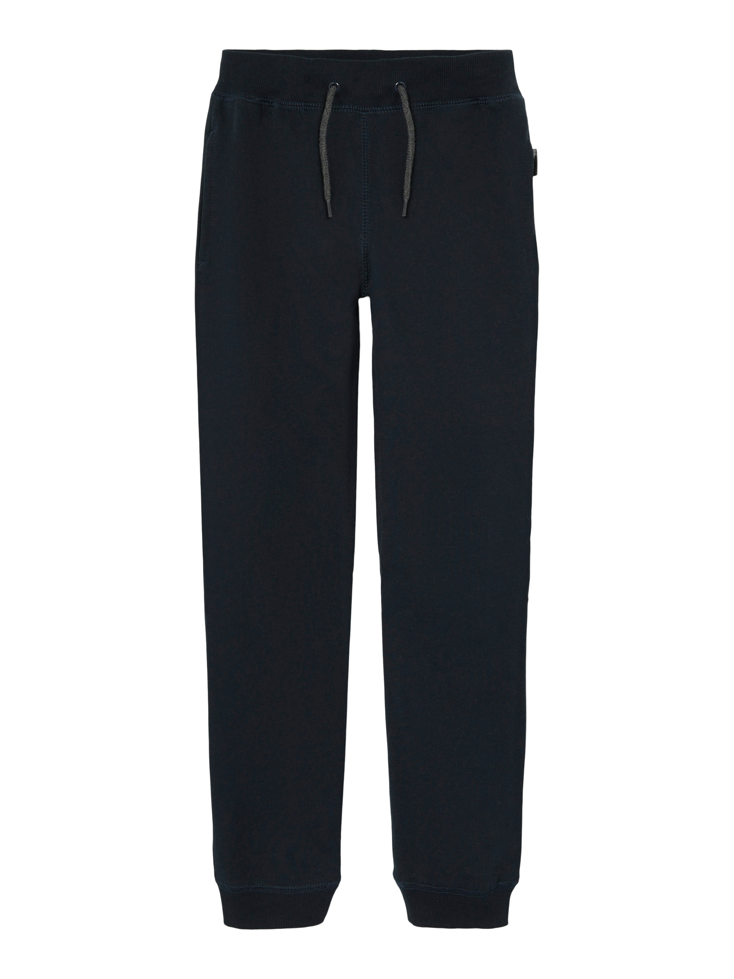 Name It Trainingshose »NKMSWEAT für Jungen mit verstellbarem Bund und Kordelzug«, unifarben, casual, regular fit, Baumwollmix, Rundhals