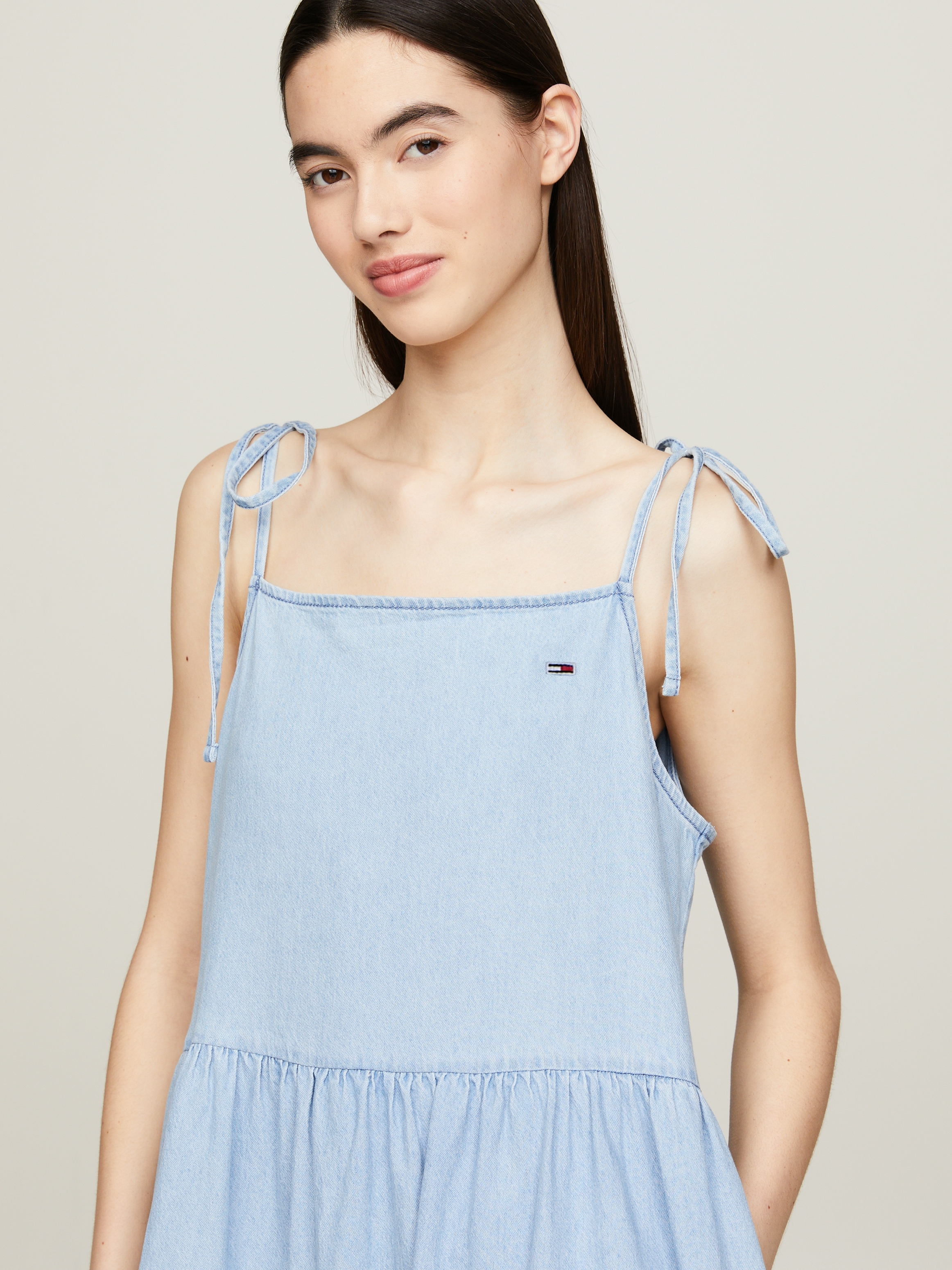 Tommy Jeans Curve Blusenkleid »TJW CHAMBRAY DRESS EXT«, Grosse Grössen