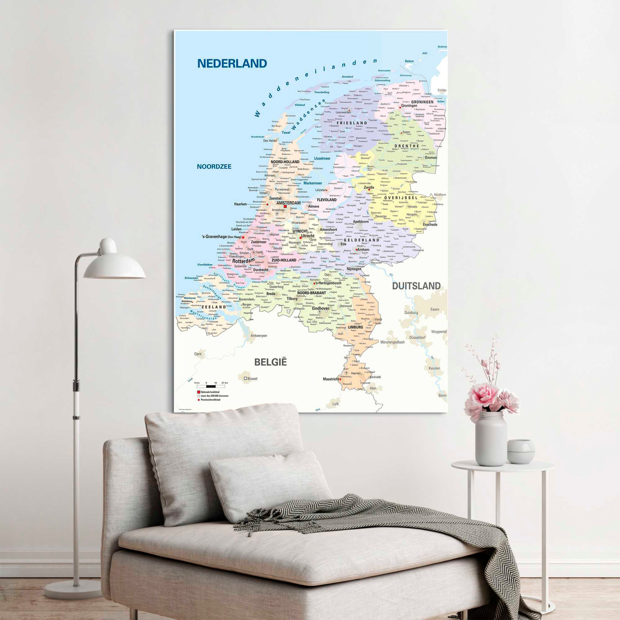 Reinders! Deco-Panel »Schulkarte Niederlande« acheter en ligne |  Jelmoli-Versand