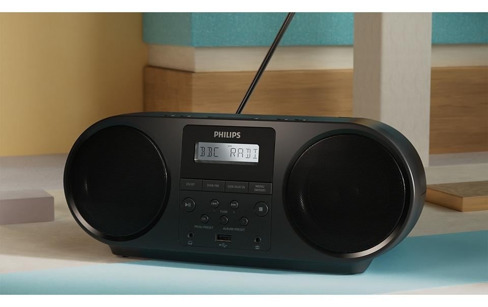 Philips CD-Radiorecorder »TAZ6000/10«, App, CD-Player, Display, Fernbedienung