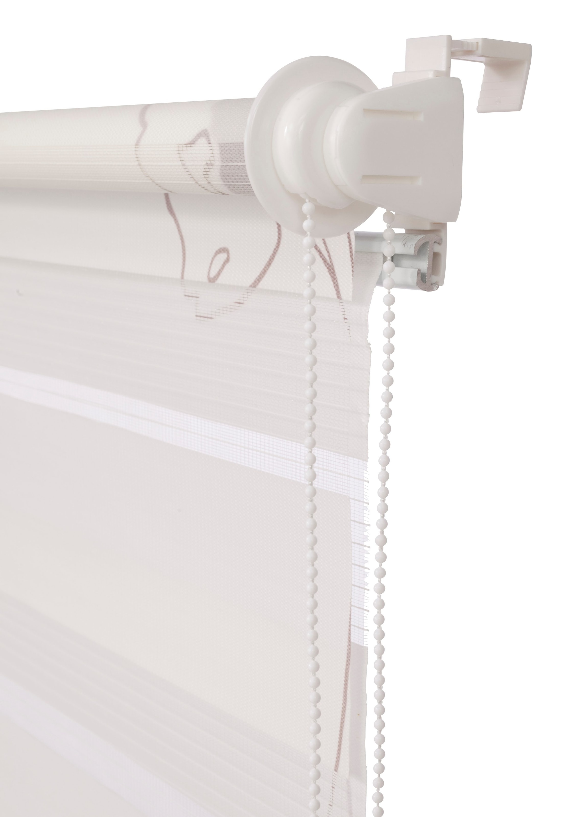 K-HOME Doppelrollo »Delphi«, Lichtschutz, ohne Bohren, im Fixmass