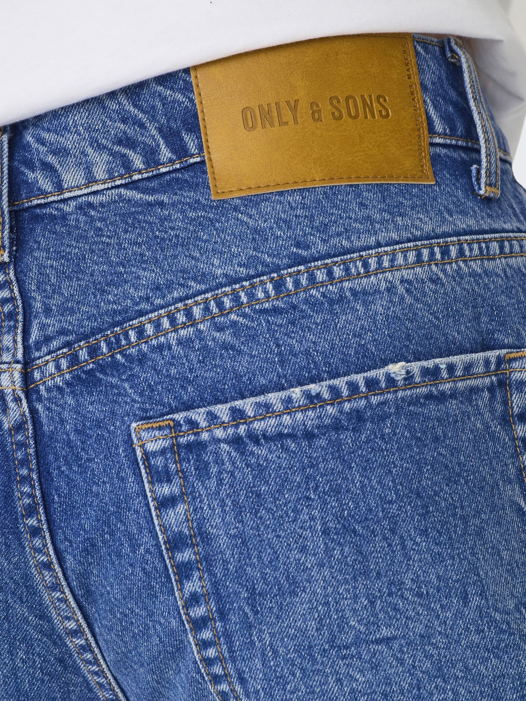 ONLY & SONS Regular-fit-Jeans »ONSEDGE STRAIGHT BROMO 0017 DOT DNM NOOS«