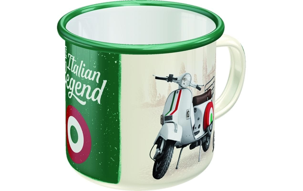 Tasse »Nostalgic Art Vespa 360 ml, 1 Stück, Gelb/Grün«, (1 tlg.)