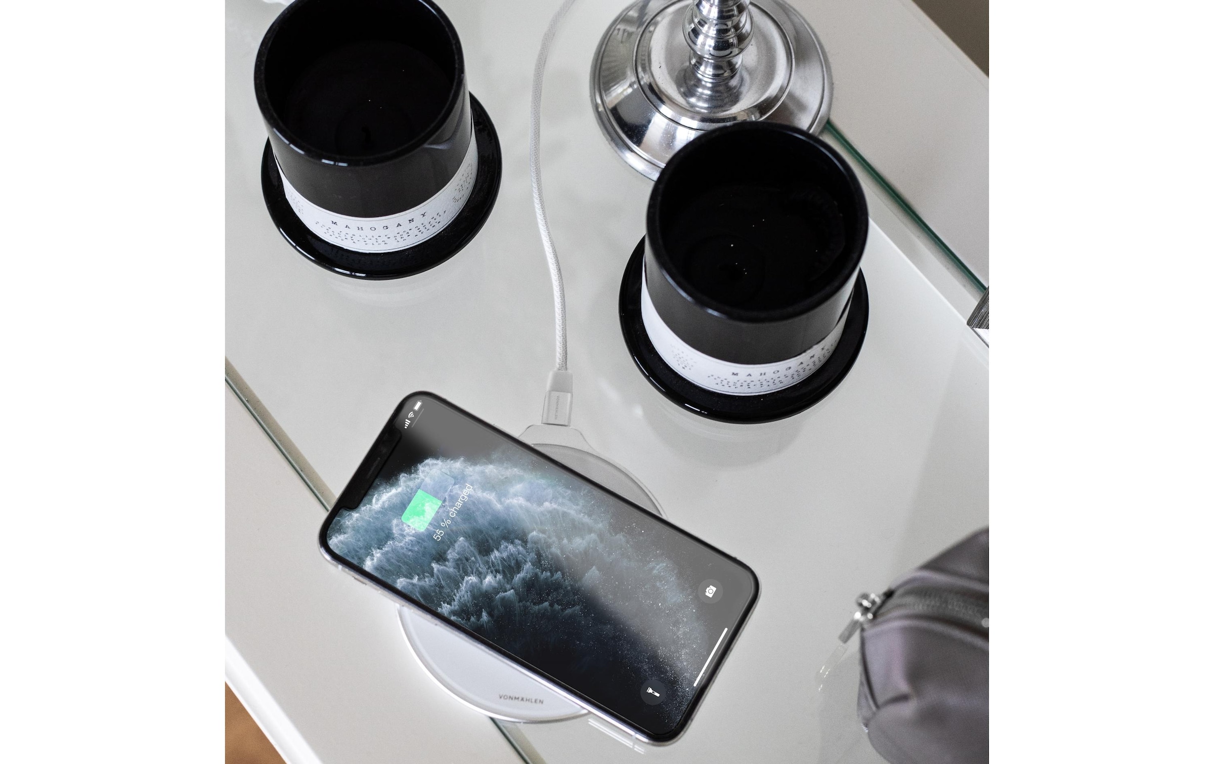 VONMÄHLEN Wireless Charger »Aura Black«