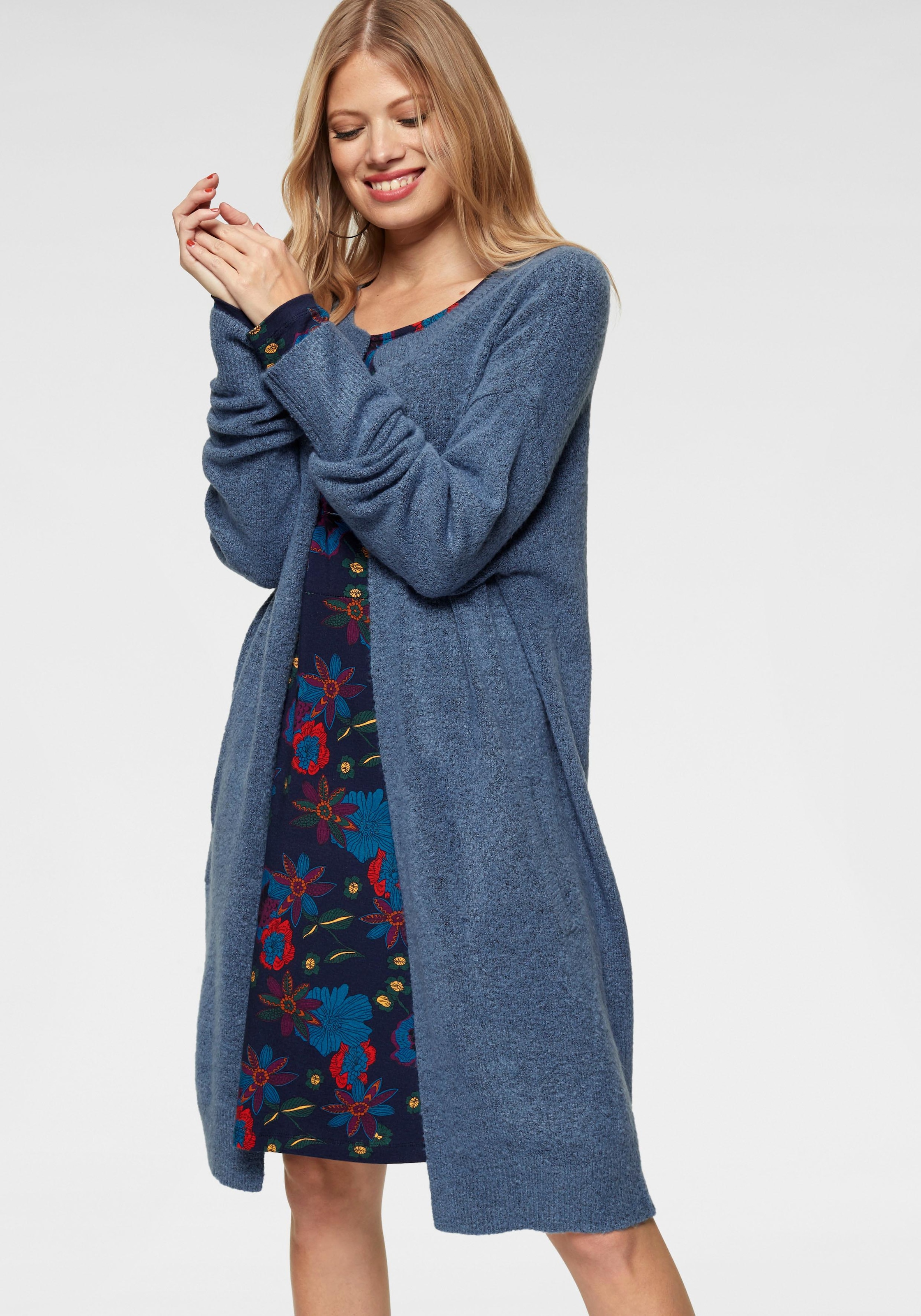 Aniston CASUAL Strickjacke, im Oversize Look