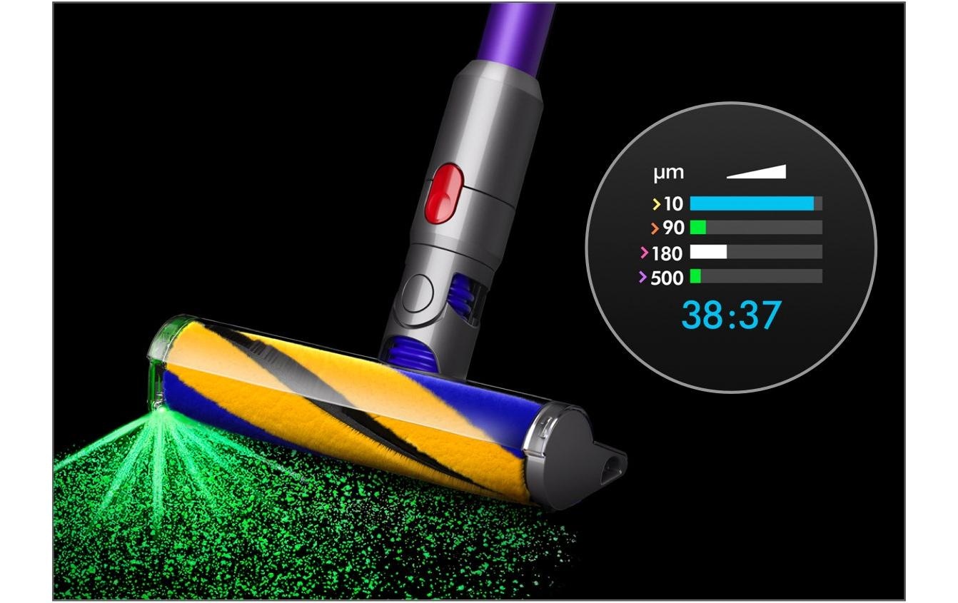 DYSON Akku-Hand-und Stielstaubsauger »Gen5detect™ Absolute (Nickel/Violett)«