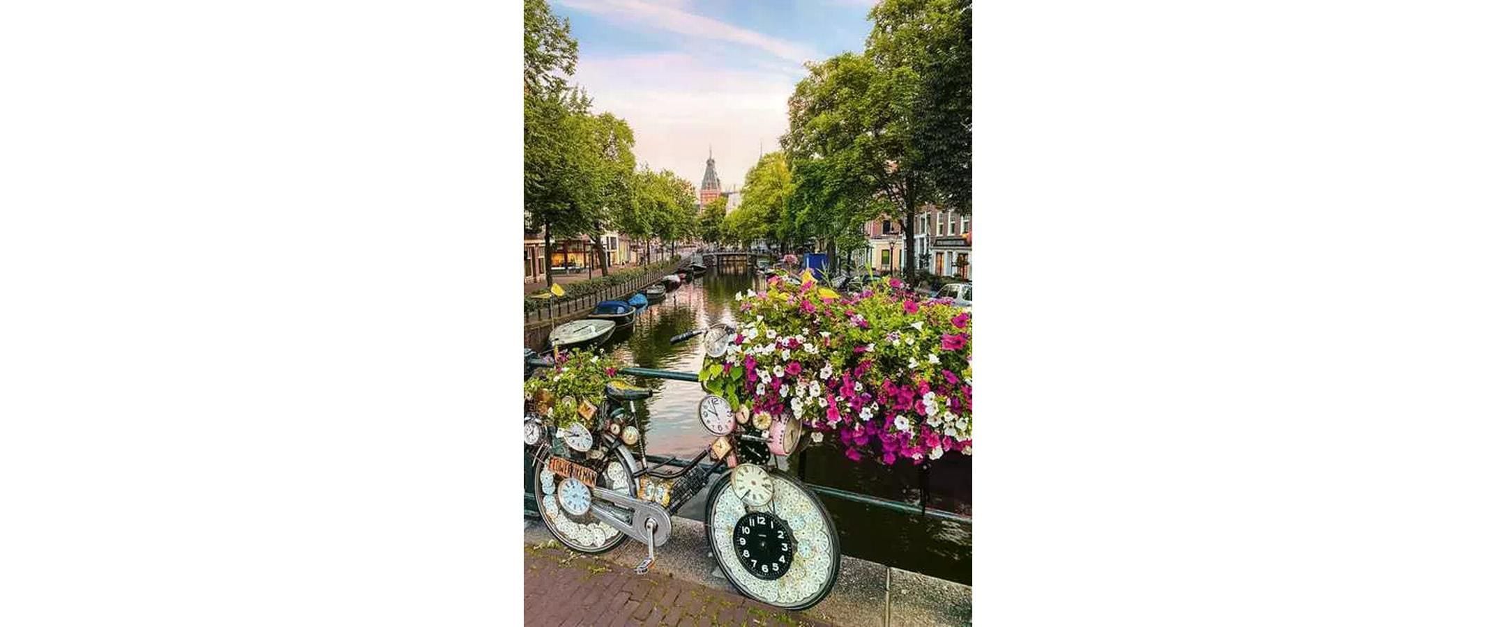 Ravensburger Puzzle »Fahrrad und Blumen in Amsterdam 1000 Teile«