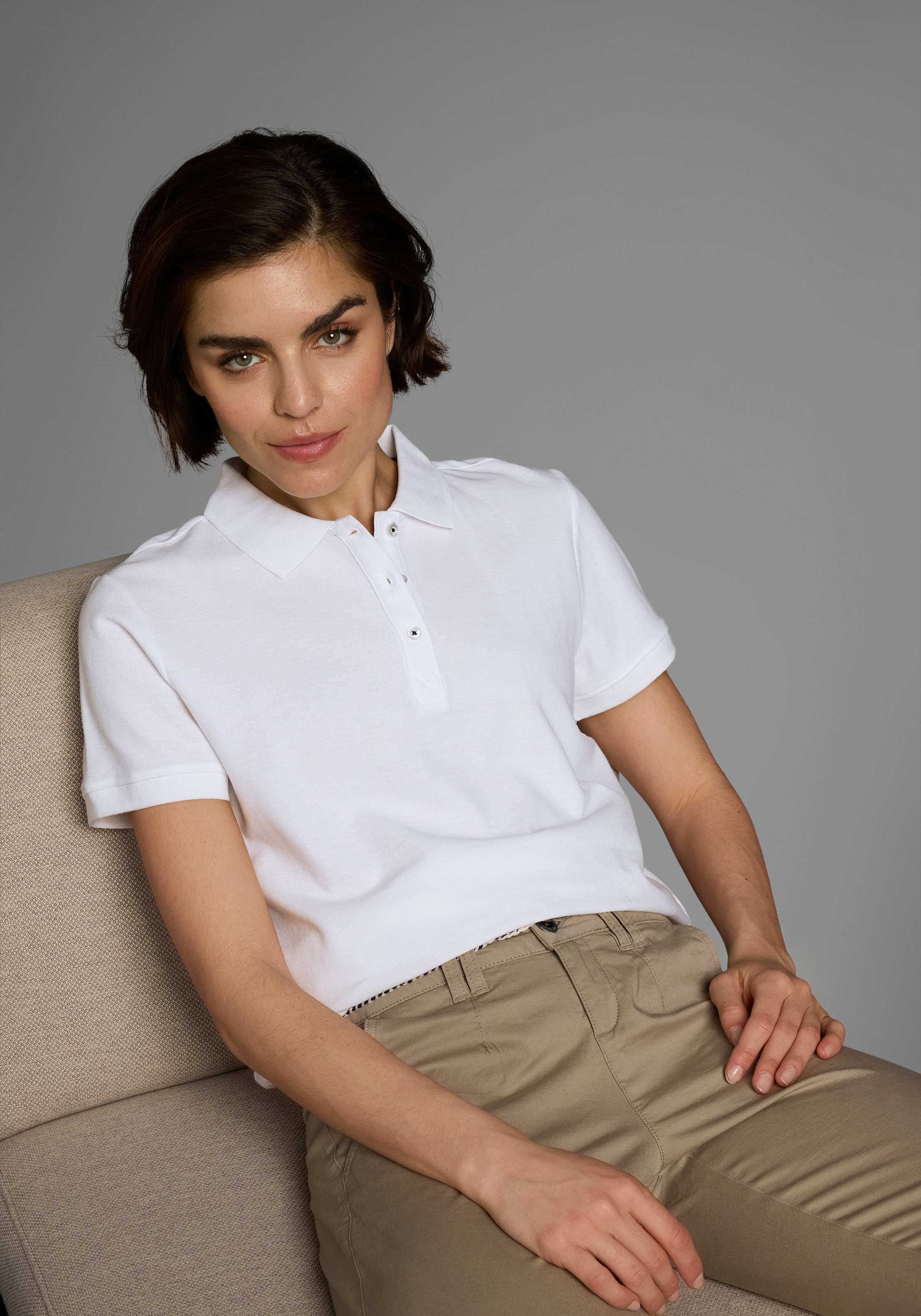 Eastwind Poloshirt, (Packung, 2 tlg., 2er-Pack), Kurzarm, figurumschmeichelnder Schnitt, Polokragen