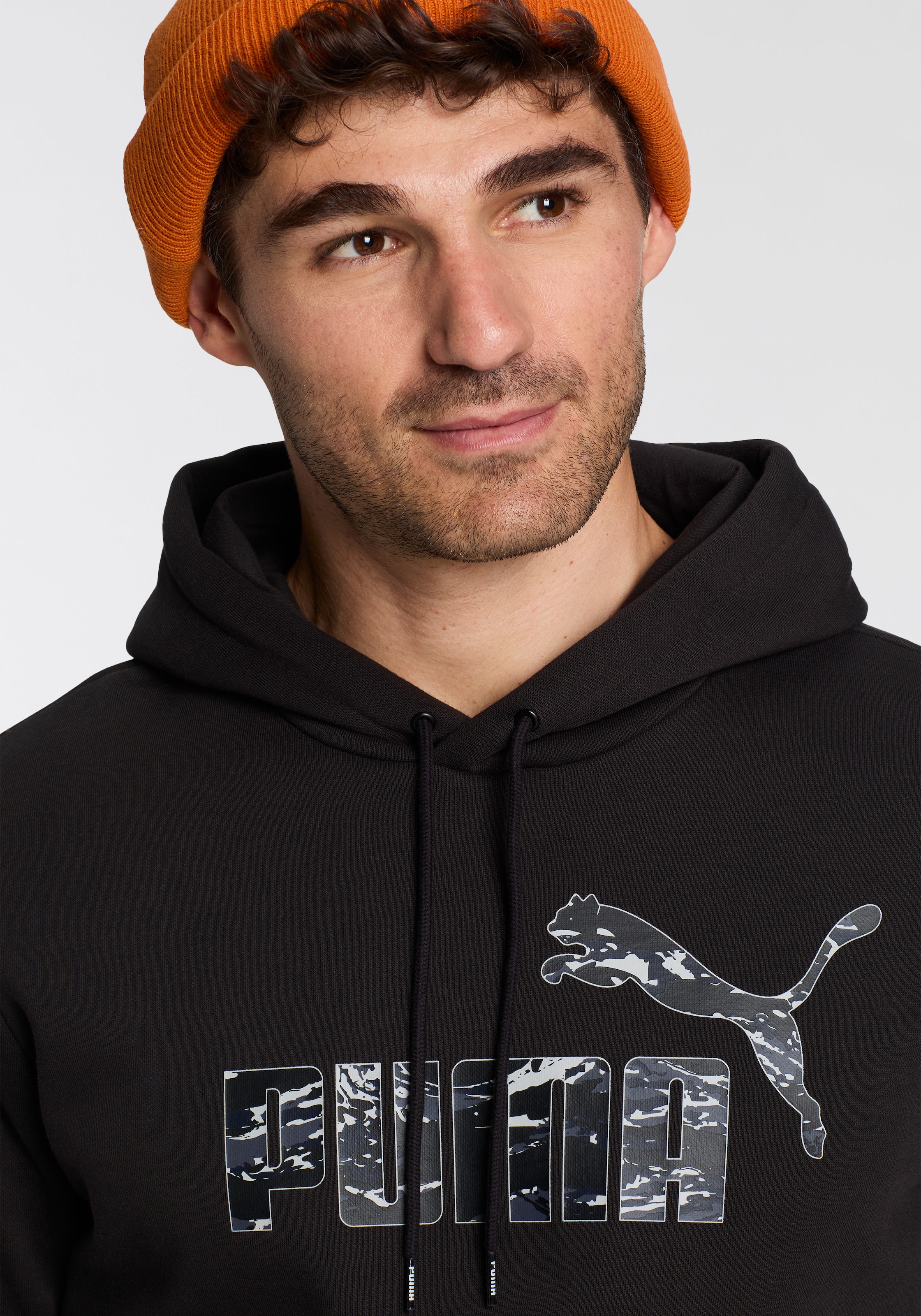 PUMA Kapuzensweatshirt »ESS+ CAMO HOODIE FL«