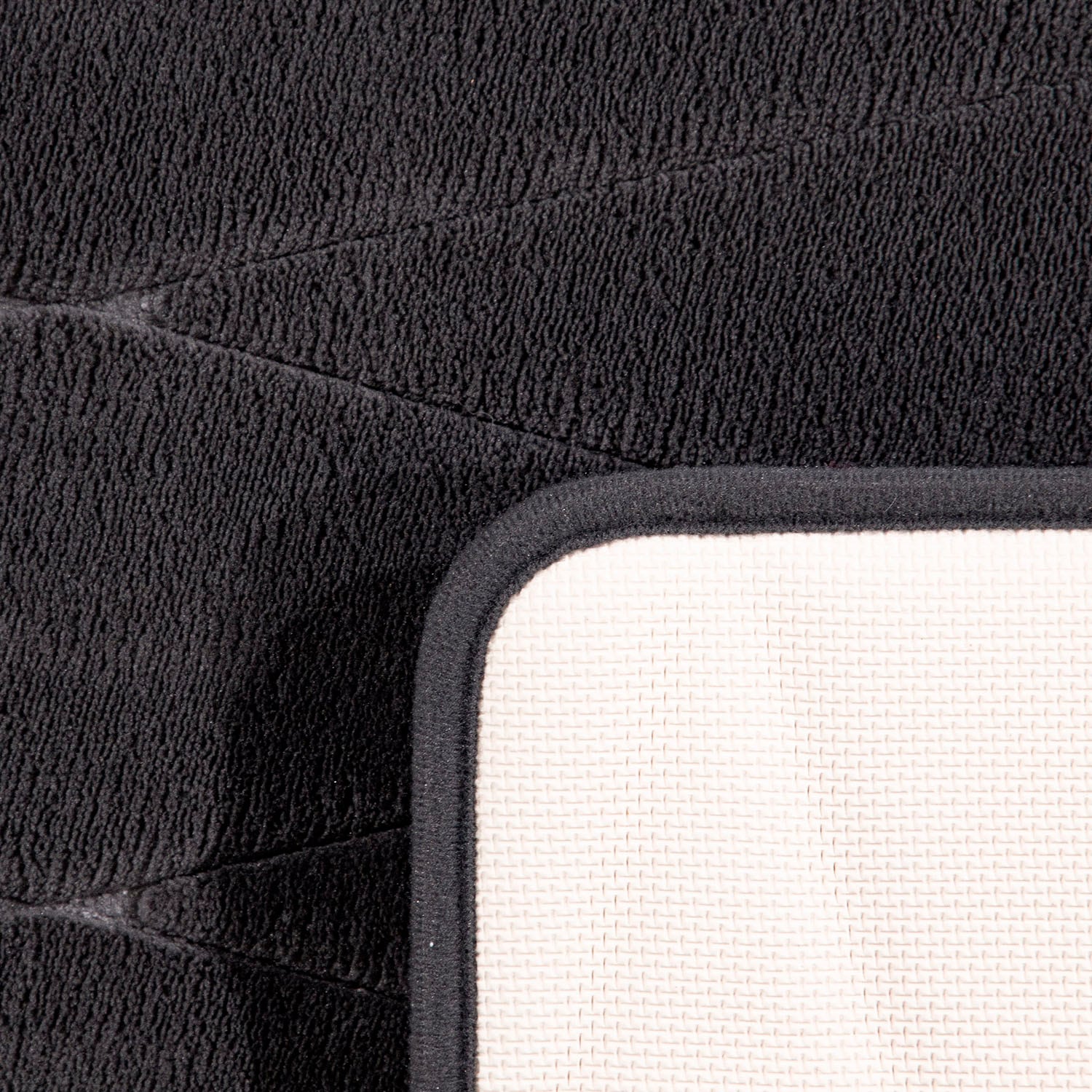 Paco Home Badematte »Corby 254, Memory-Schaum Effekt«, rutschhemmend beschichtet, fussbodenheizungsgeeignet, Badteppich, Uni Farben, Rauten Muster, Hoch-Tief Effekt