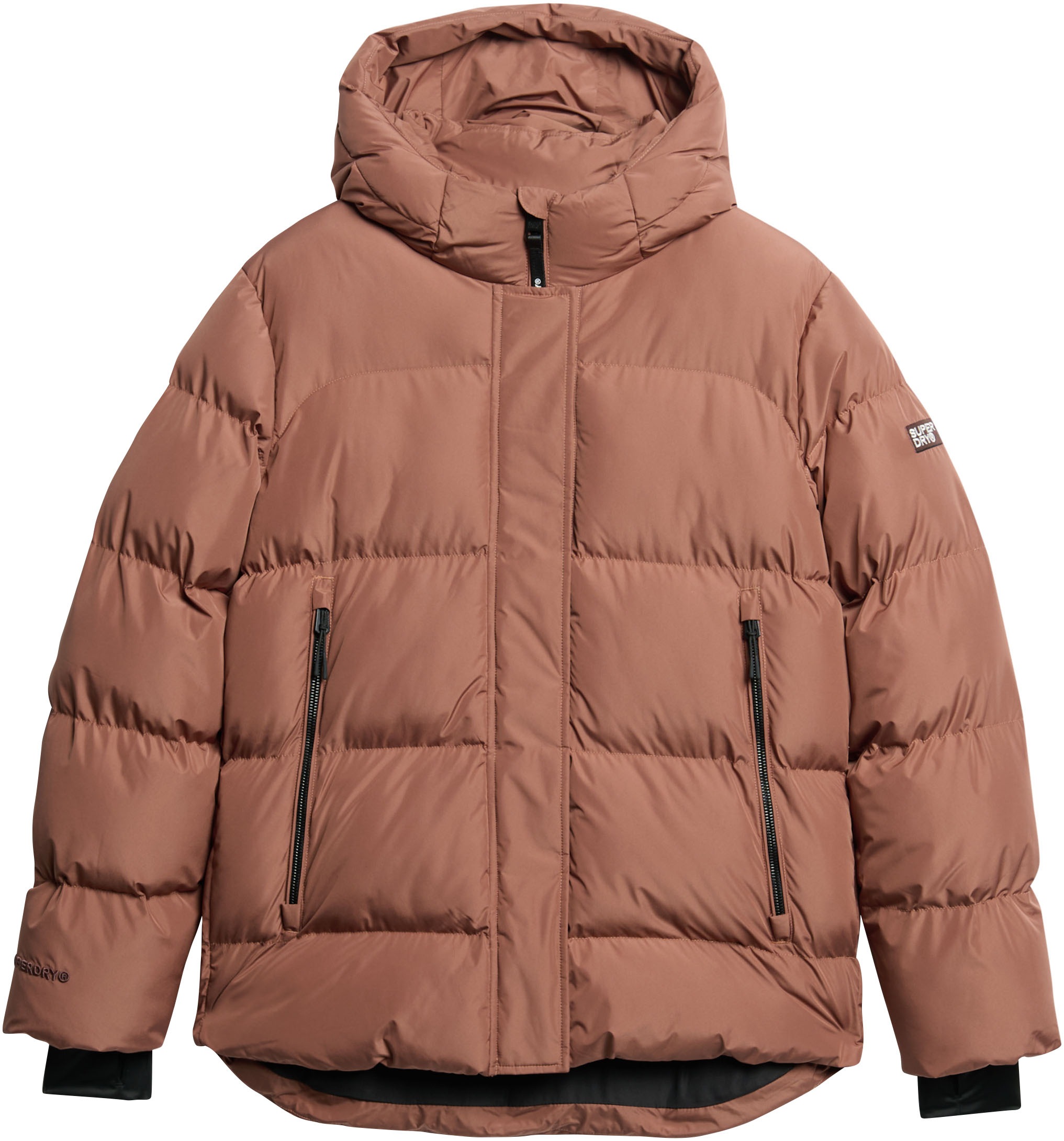 Superdry Steppjacke »HOODED 5 BAFFLE SPORTS PUFFER«, mit Kapuze