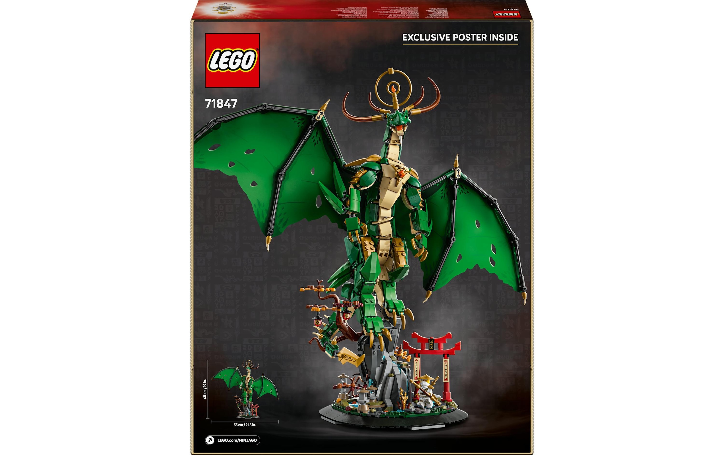 LEGO® Spielbausteine »Ninjago Der Wächterdrache 71847«, (1650 St.)