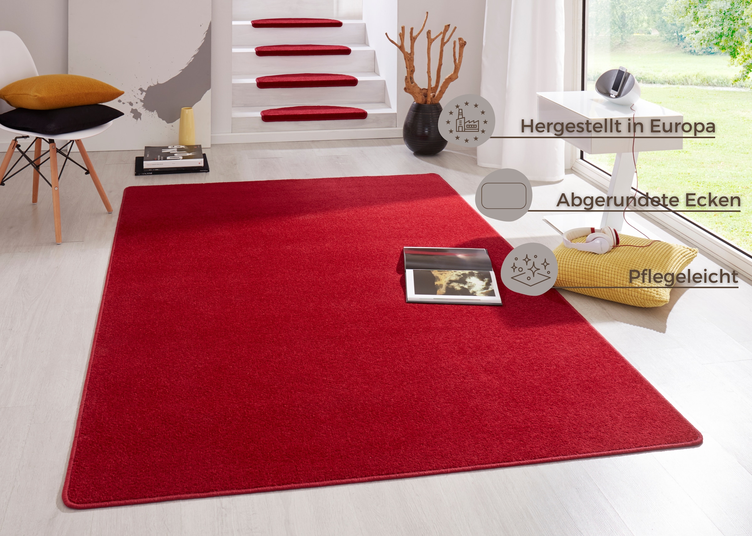 HANSE Home Teppich »Fancy«, rechteckig, 7 mm Höhe