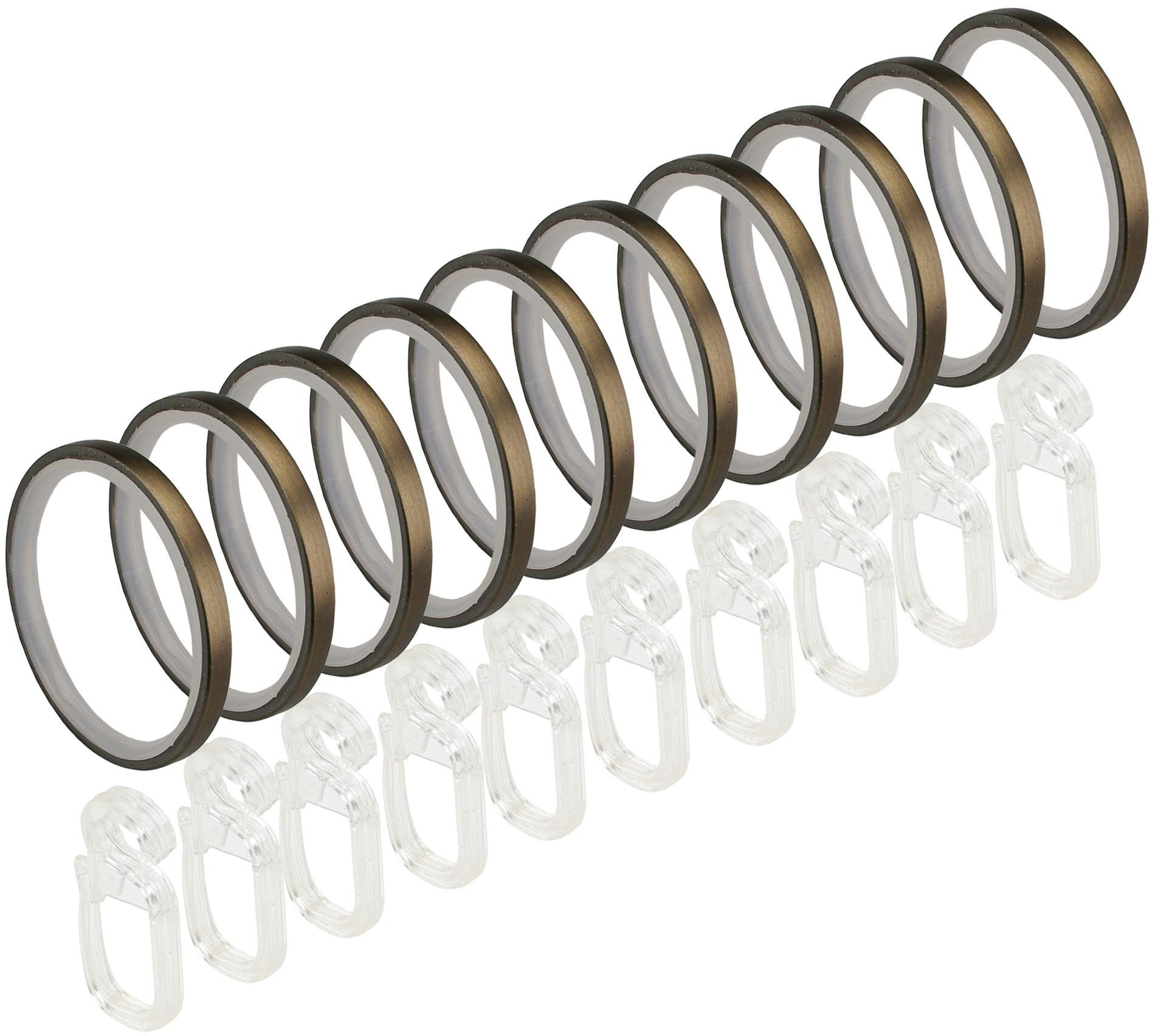 Liedeco Gardinenstange »CELQUADE02SG2L«, 2 läufig-läufig, Fixmass, 2-läufig im Fixmass Ø 25/20 mm