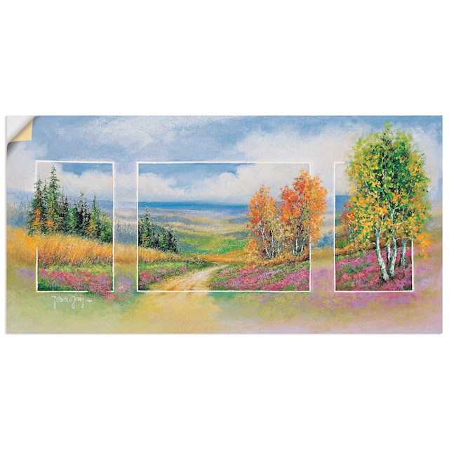 Artland Wandbild »Frühlling Triptychon«, Vier Jahreszeiten, (1 St.), als  Leinwandbild, Wandaufkleber oder Poster in versch. Grössen online kaufen |  Jelmoli-Versand