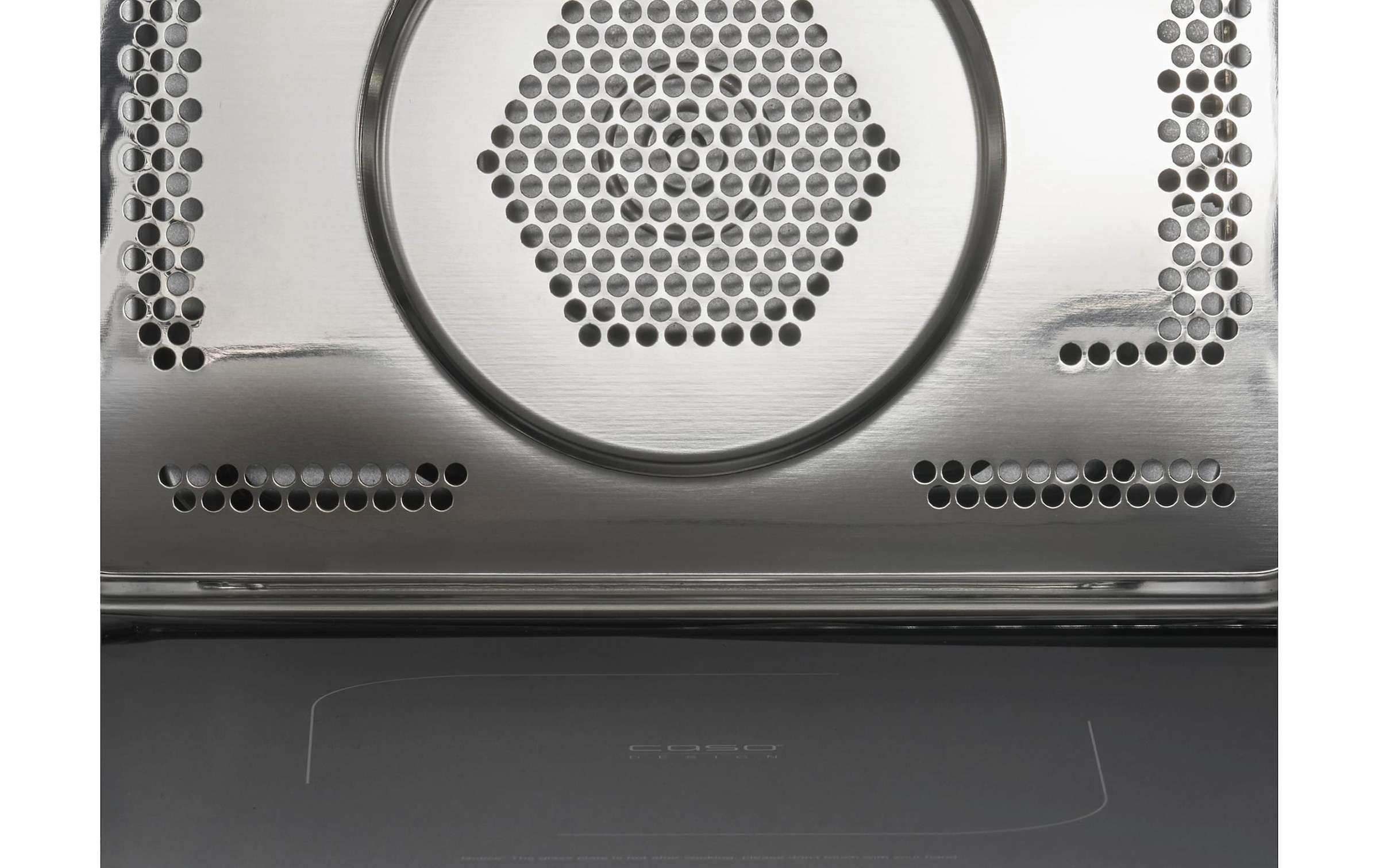 Caso Mikrowelle »mit Grill HCMG 25 Ceramic Chef Silber«, 2100 W