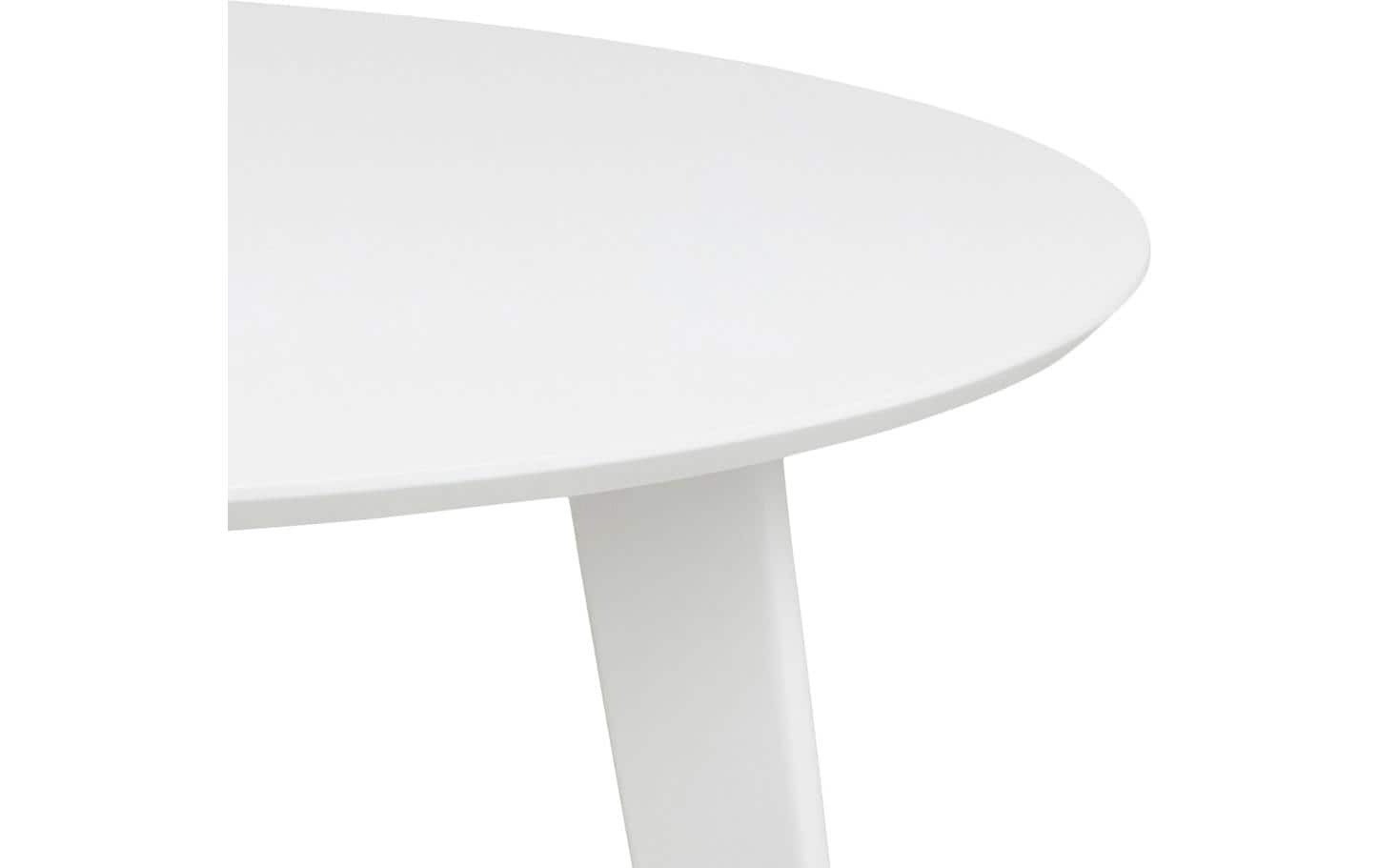 AC Design Esstisch »Roxby Ø 105 x 76 cm, Weiss«