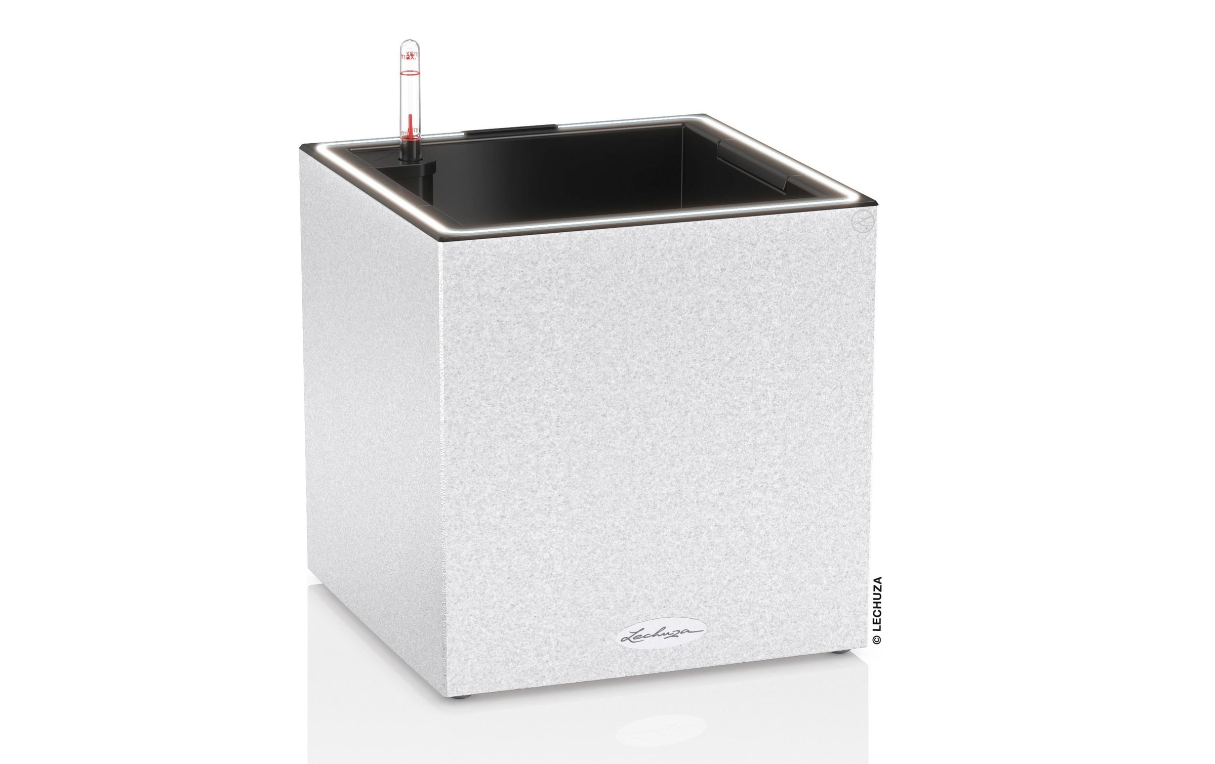 Blumentopf »Lechuza CANTO Stone 30 LED low«, (1 St.)