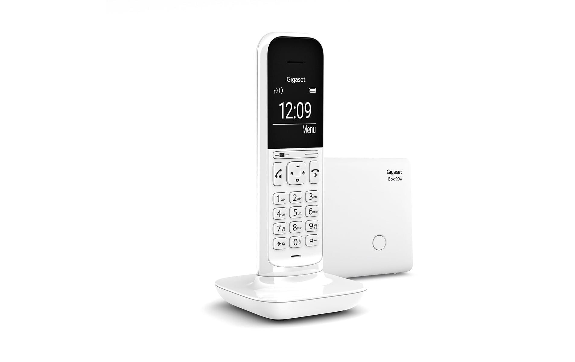 Gigaset Schnurloses DECT-Telefon »Gigaset CL390A Duo Tundra White«