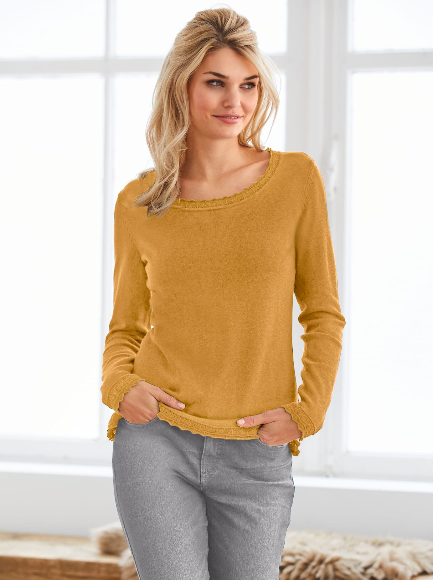 heine Rundhalspullover »Pullover«