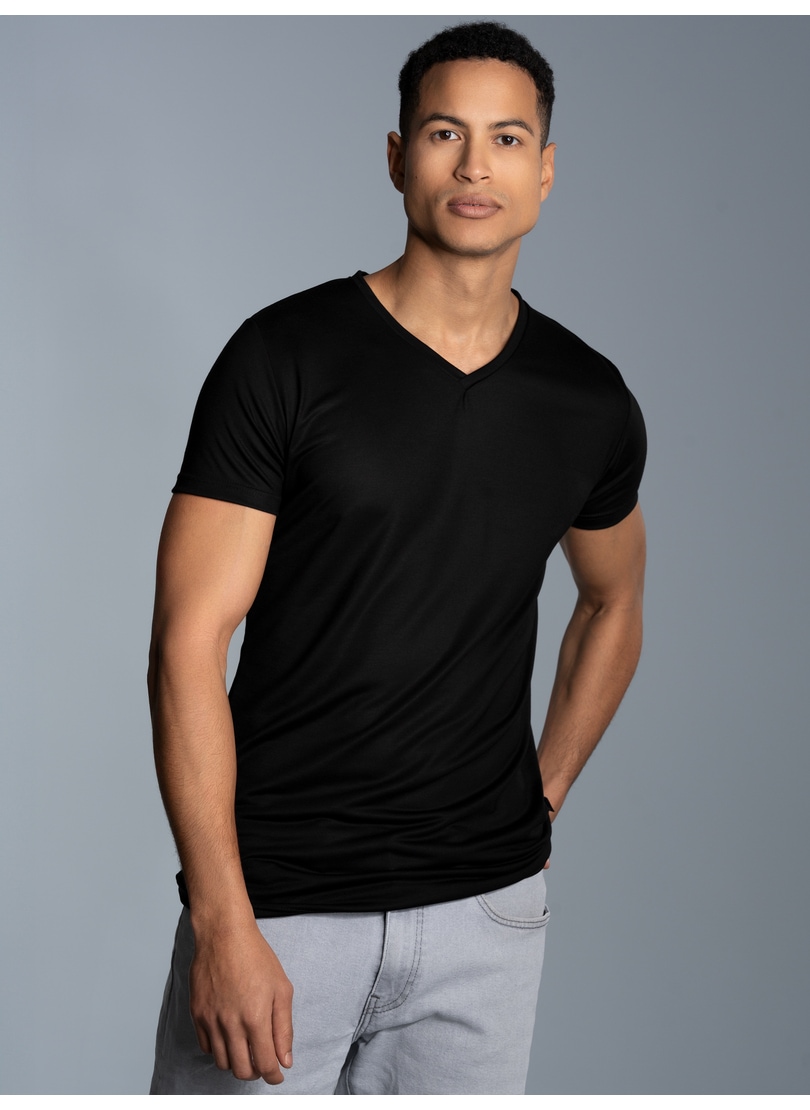Trigema T-Shirt »TRIGEMA V-Shirt aus 100% Lyocell« 1 Stk.