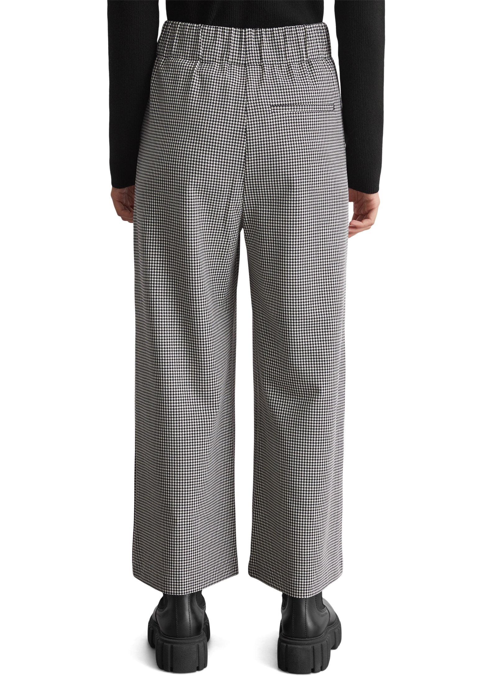 Marc O'Polo DENIM Culotte, mit stylischem Pepita-Muster