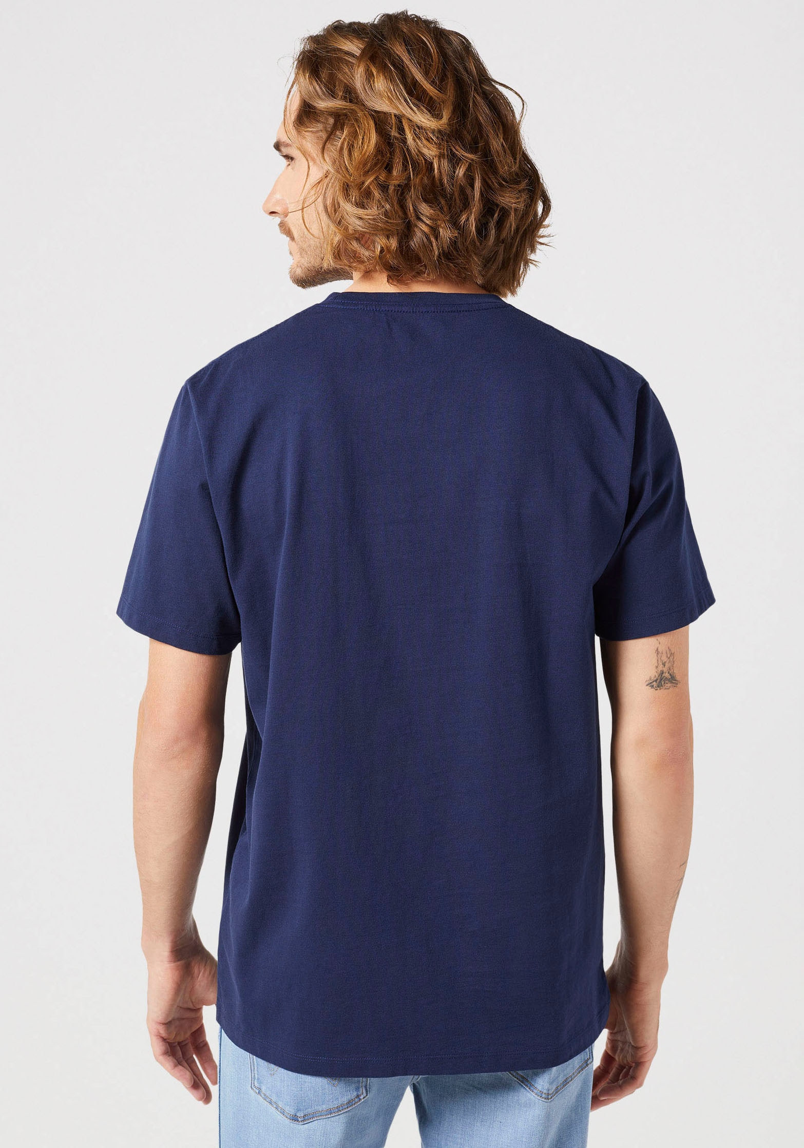Wrangler T-Shirt »AMERICANA«, mit Markenlabel auf der Brust