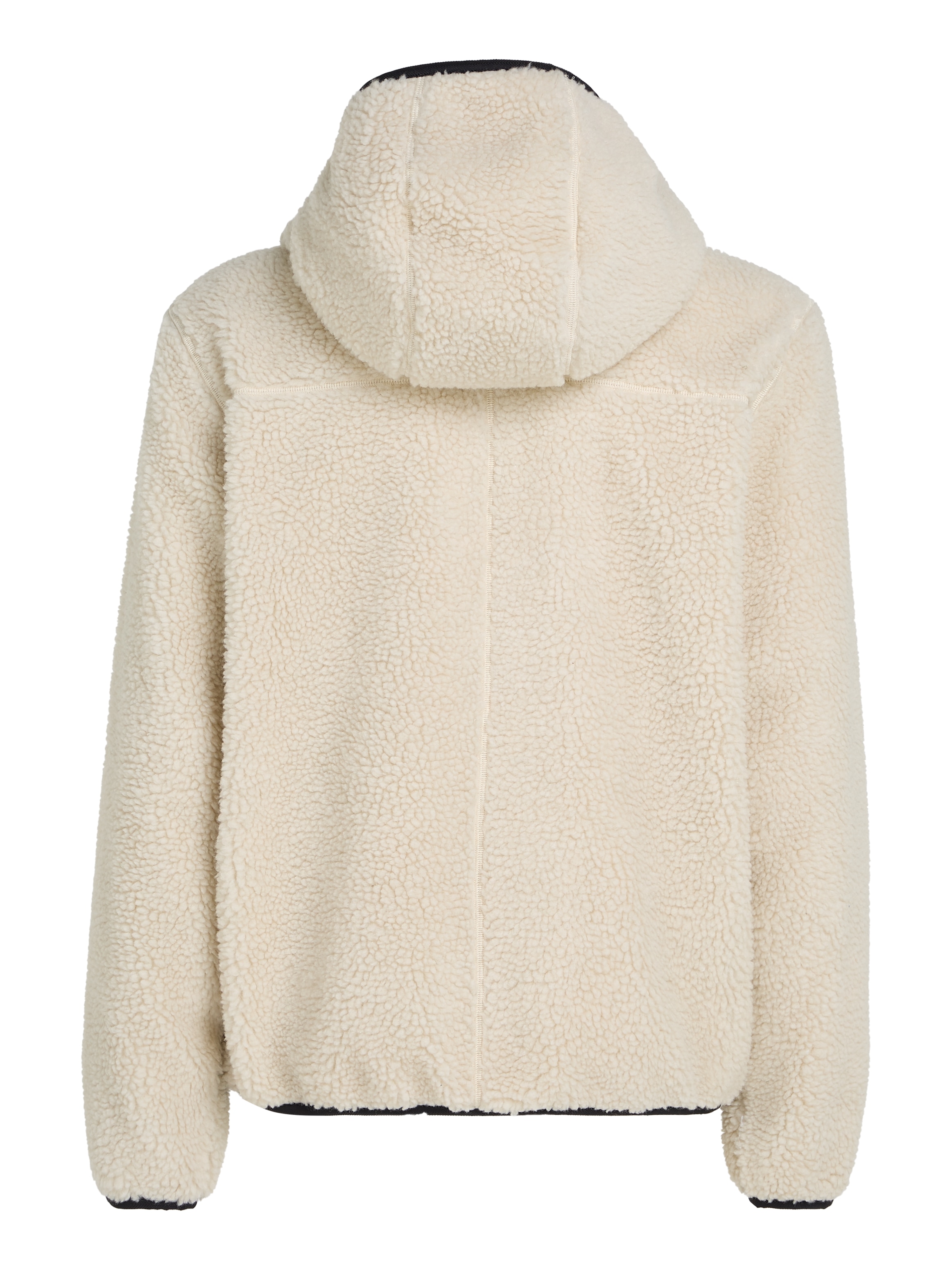 Tommy Jeans Plus Sweatjacke »TJM REG BADGE TEDDY ZIP TRU EXT«, Grosse Grössen