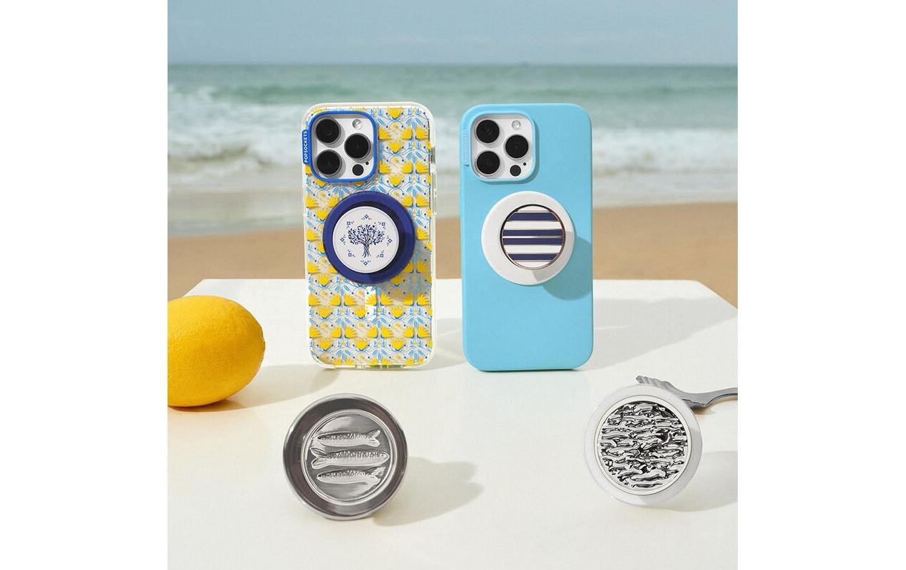 Popsockets Handy-Halterung »Enamel Nautical Stripe MagSafe«, Universalhalterung