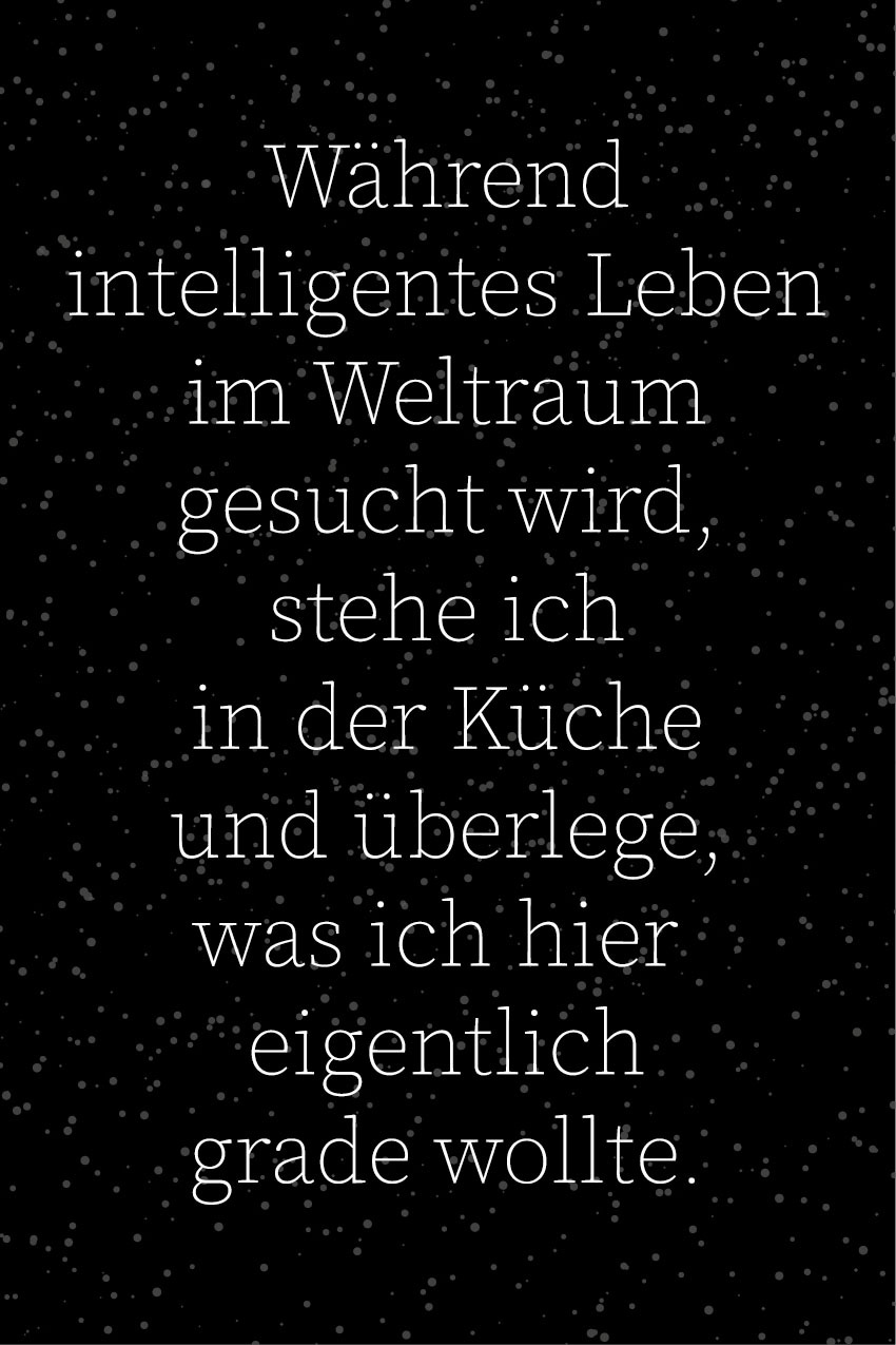 ❤ queence »Weltraum aus Shop und Schriftzug Küche«, Wanddekoobjekt Jelmoli-Online Stahlblech kaufen im Spruch